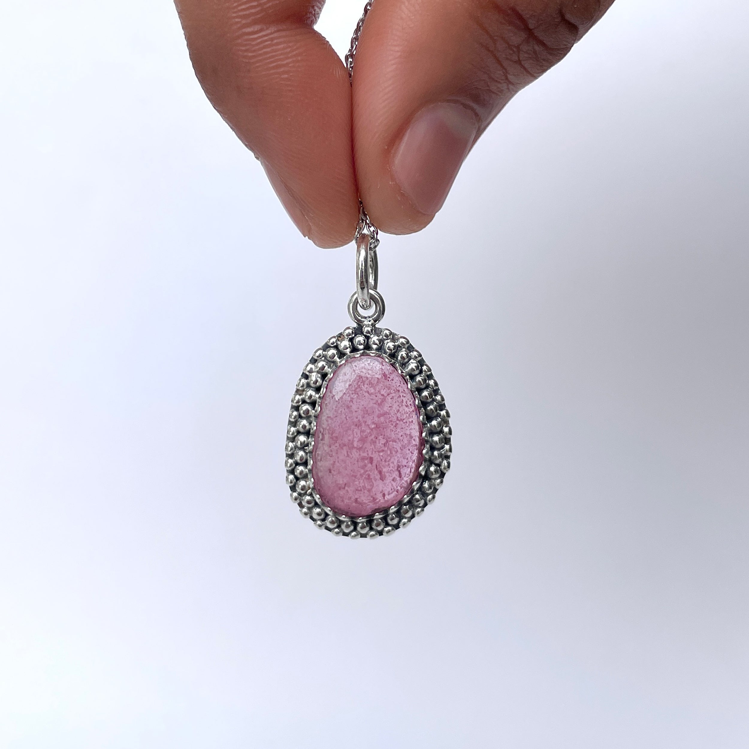 Pink Sapphire Pendant-(PSP-P-9.)
