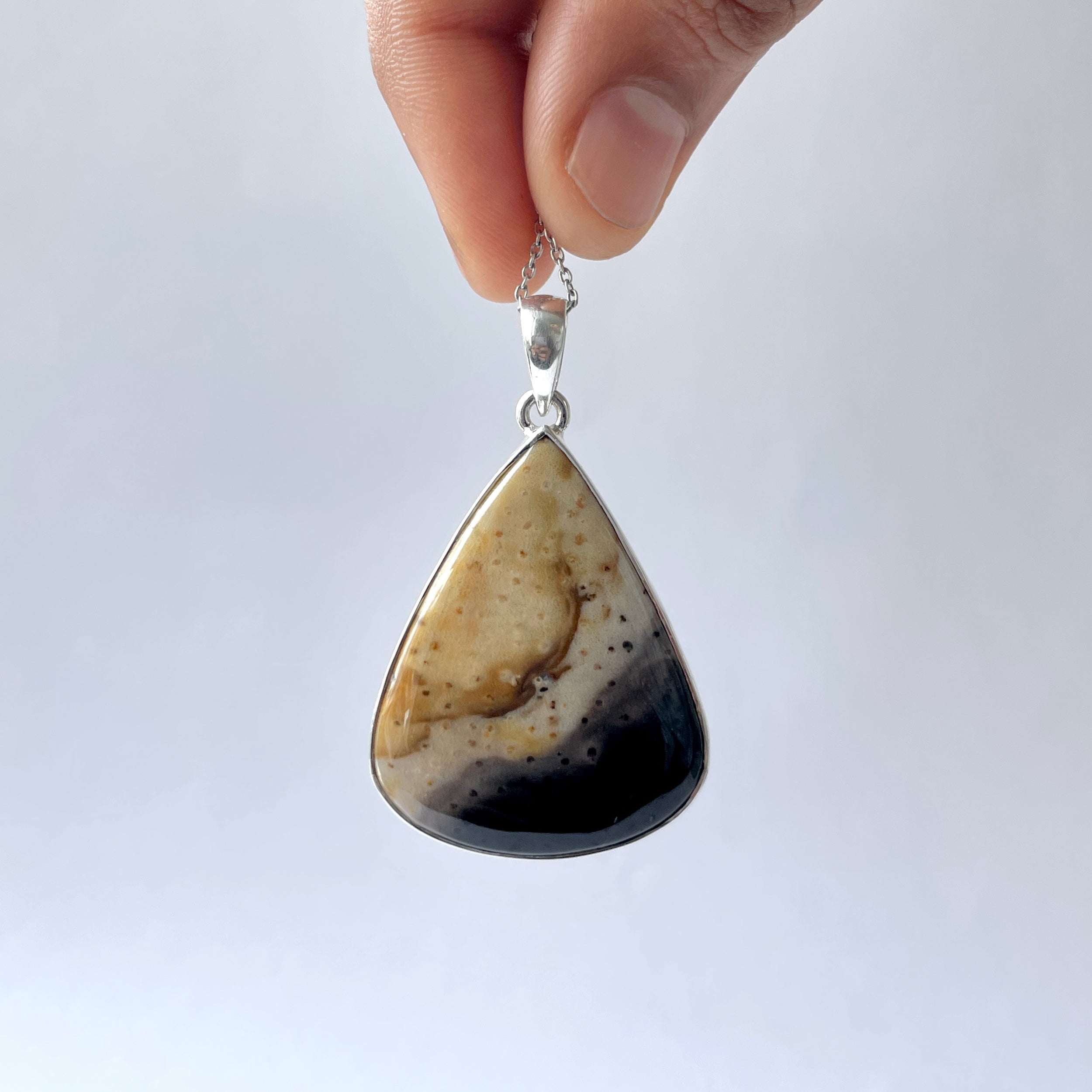 Plumroot Agate Pendant-(PTJ-P-16.)