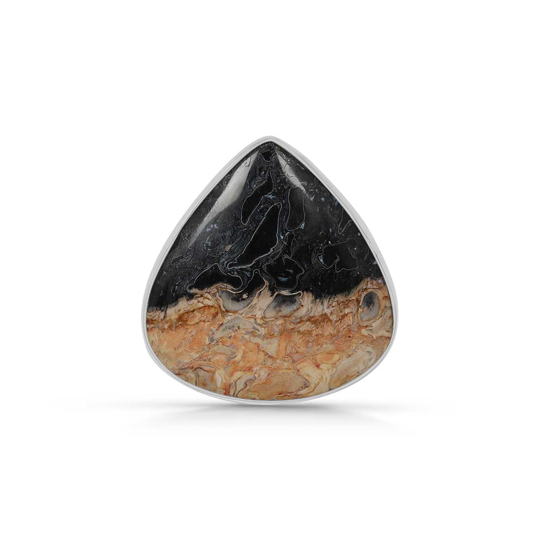 Plumroot Agate Adjustable Ring-(PTJ-R-27.)