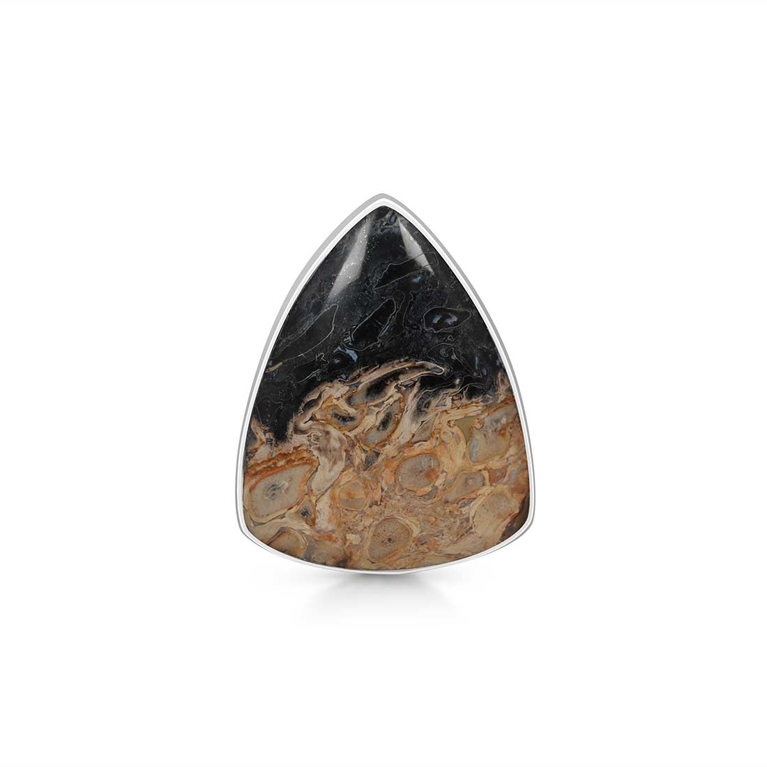 Plumroot Agate Adjustable Ring-(PTJ-R-3.)