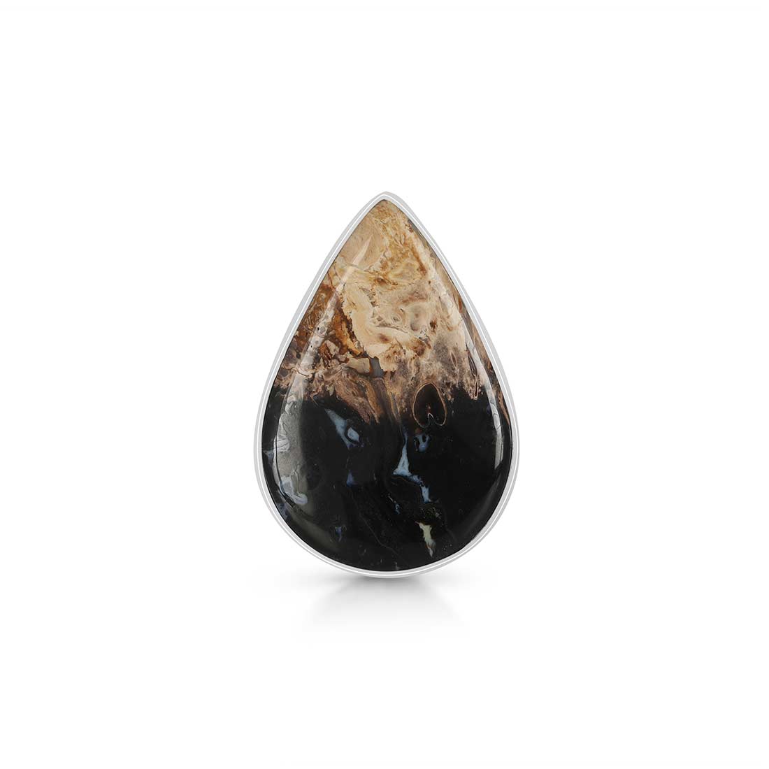 Plumroot Agate Adjustable Ring-(PTJ-R-7.)