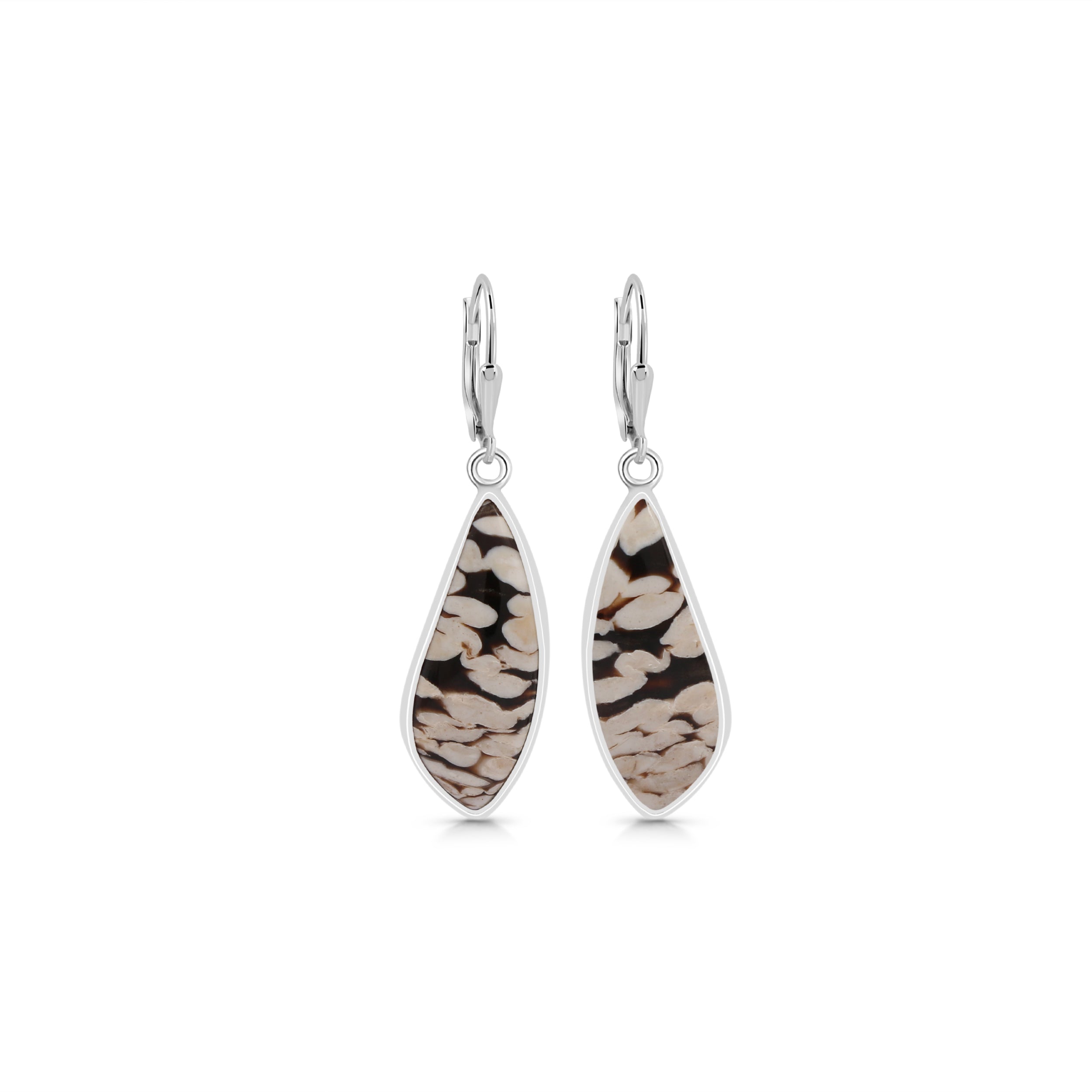 Peanutwood Jasper Earring-(PWJ-E-12.)