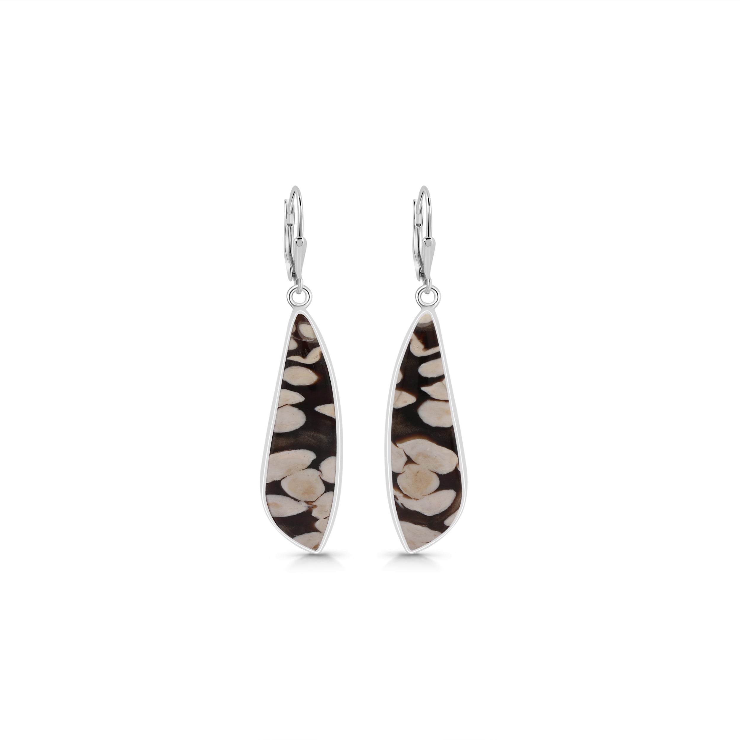 Peanutwood Jasper Earring-(PWJ-E-16.)
