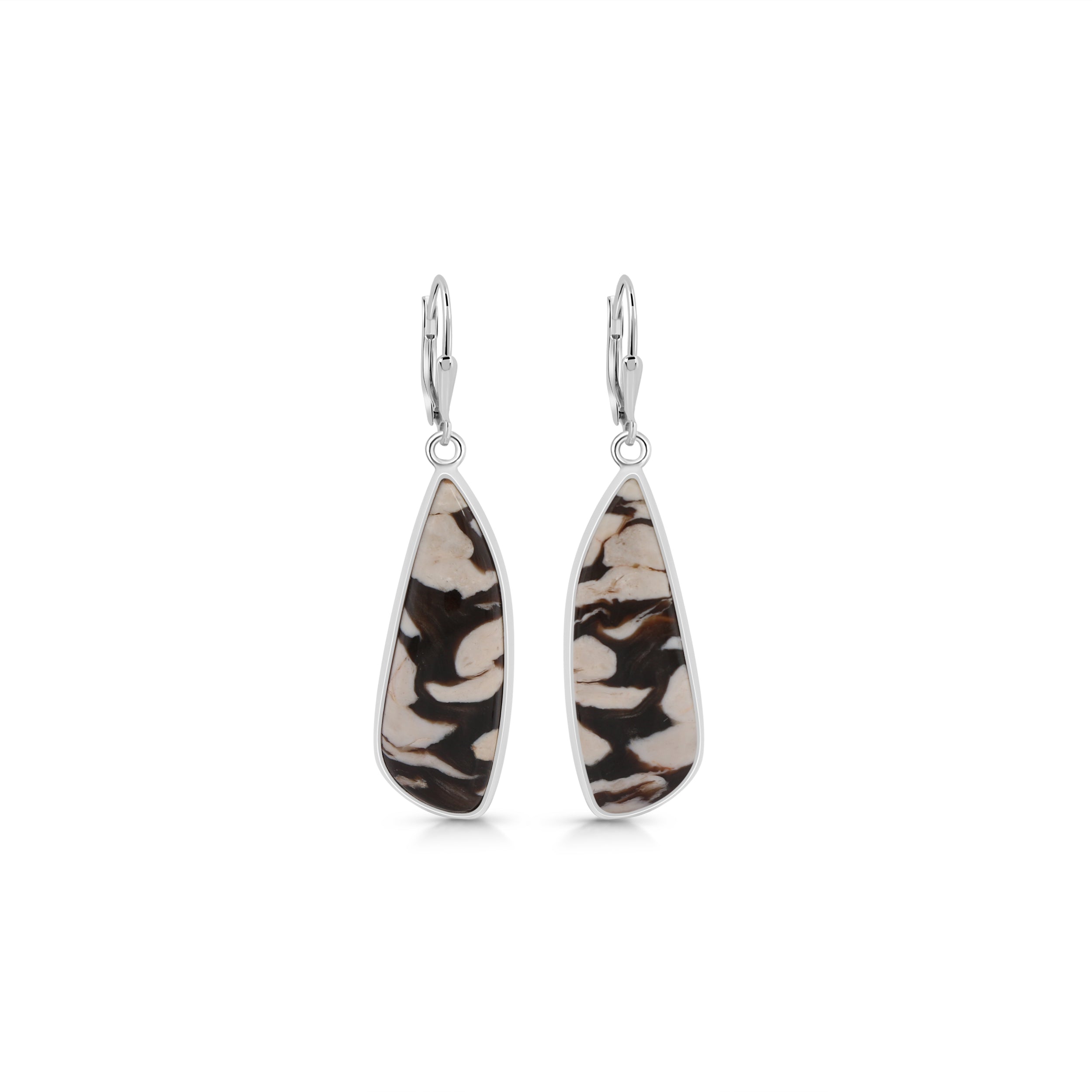 Peanutwood Jasper Earring-(PWJ-E-4.)
