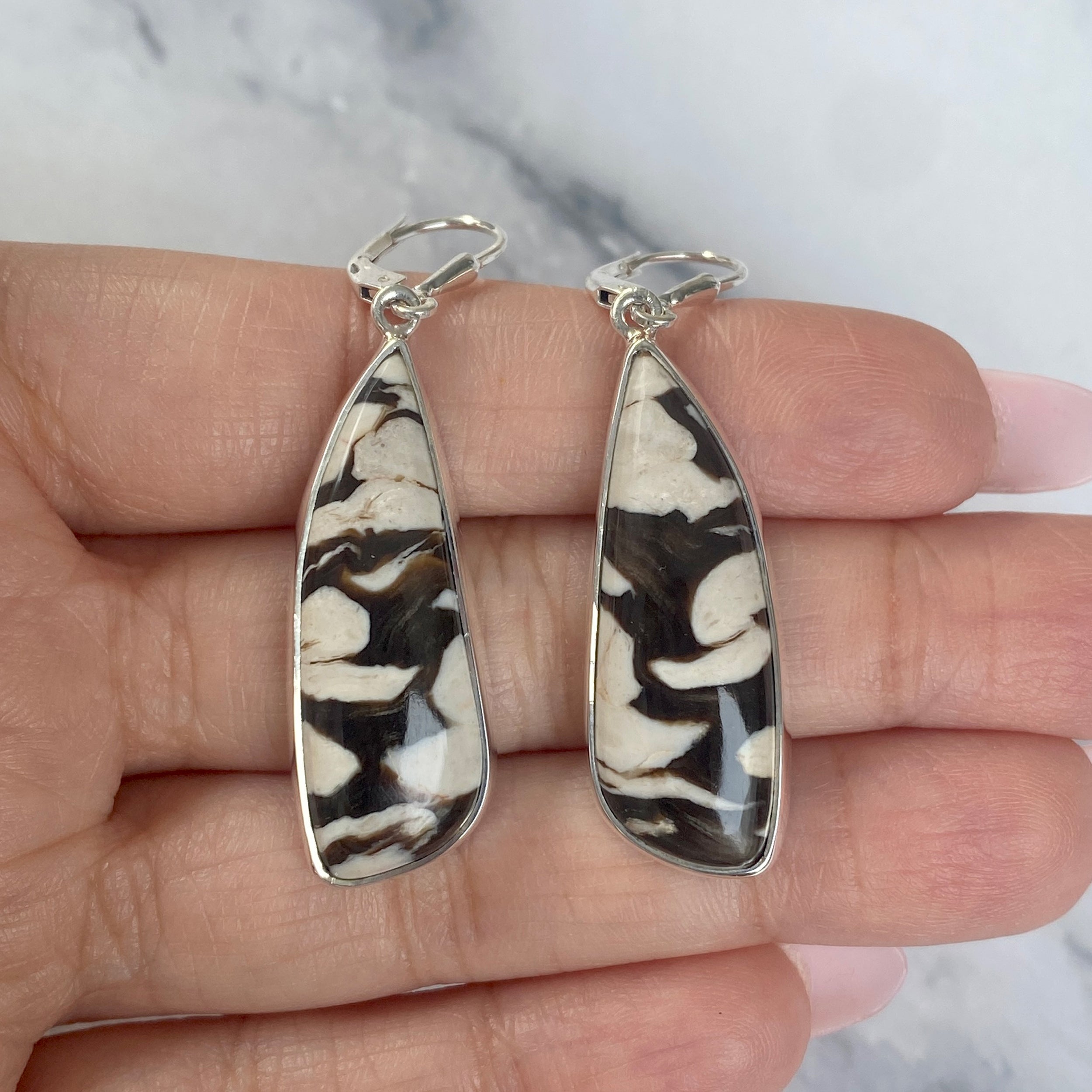 Peanutwood Jasper Earring-(PWJ-E-4.)