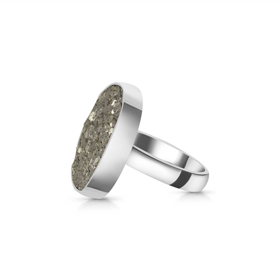 Pyrite Adjustable Ring-(PYR-R-1.)