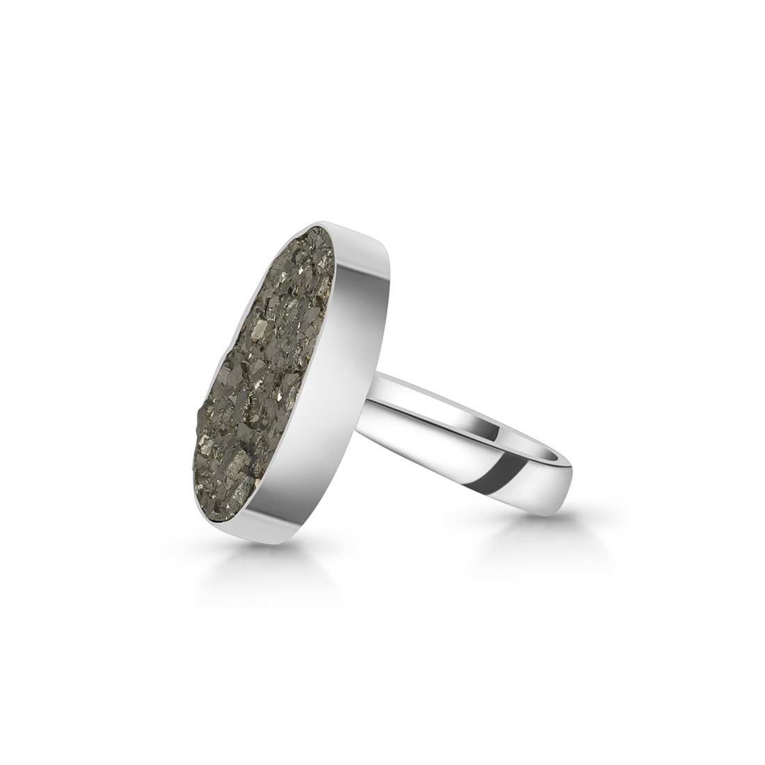 Pyrite Adjustable Ring-(PYR-R-11.)