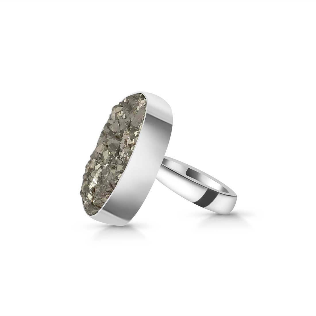 Pyrite Adjustable Ring-(PYR-R-12.)