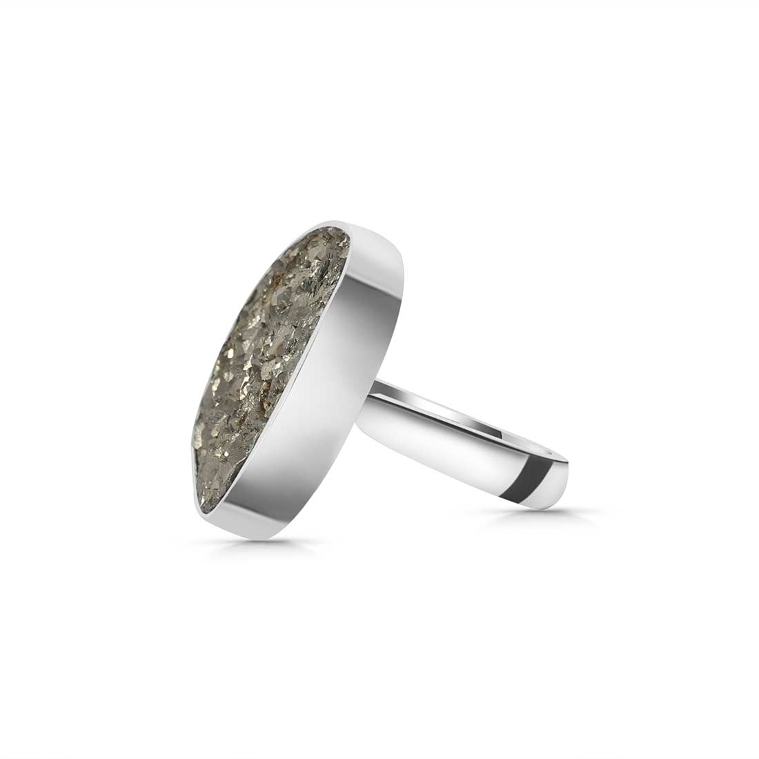 Pyrite Adjustable Ring-(PYR-R-14.)