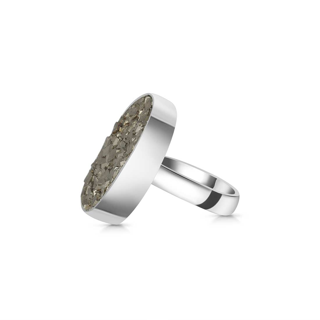 Pyrite Adjustable Ring-(PYR-R-16.)