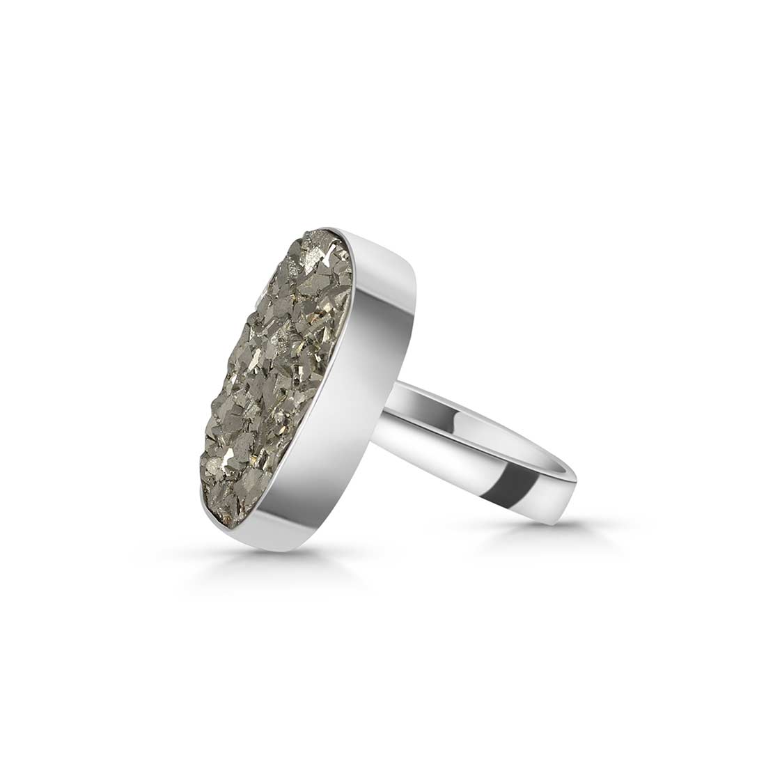 Pyrite Adjustable Ring-(PYR-R-2.)