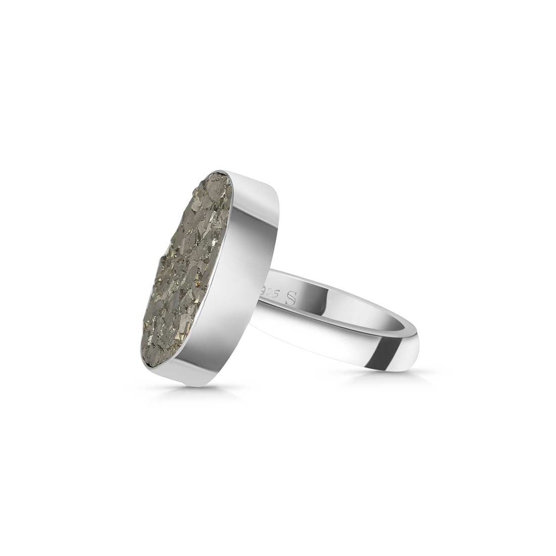 Pyrite Adjustable Ring-(PYR-R-23.)