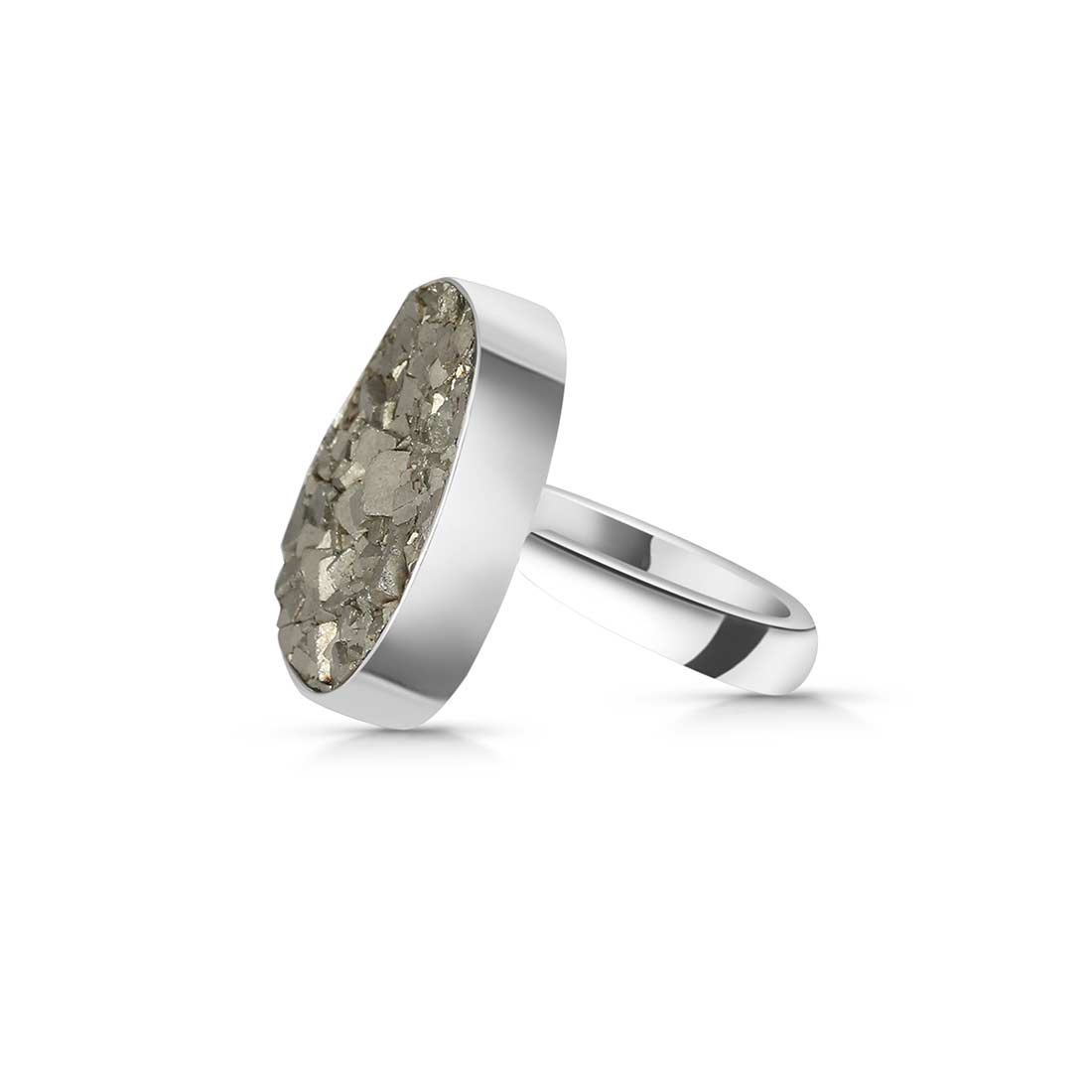 Pyrite Adjustable Ring-(PYR-R-24.)