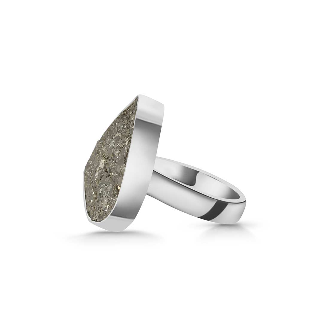 Pyrite Adjustable Ring-(PYR-R-26.)