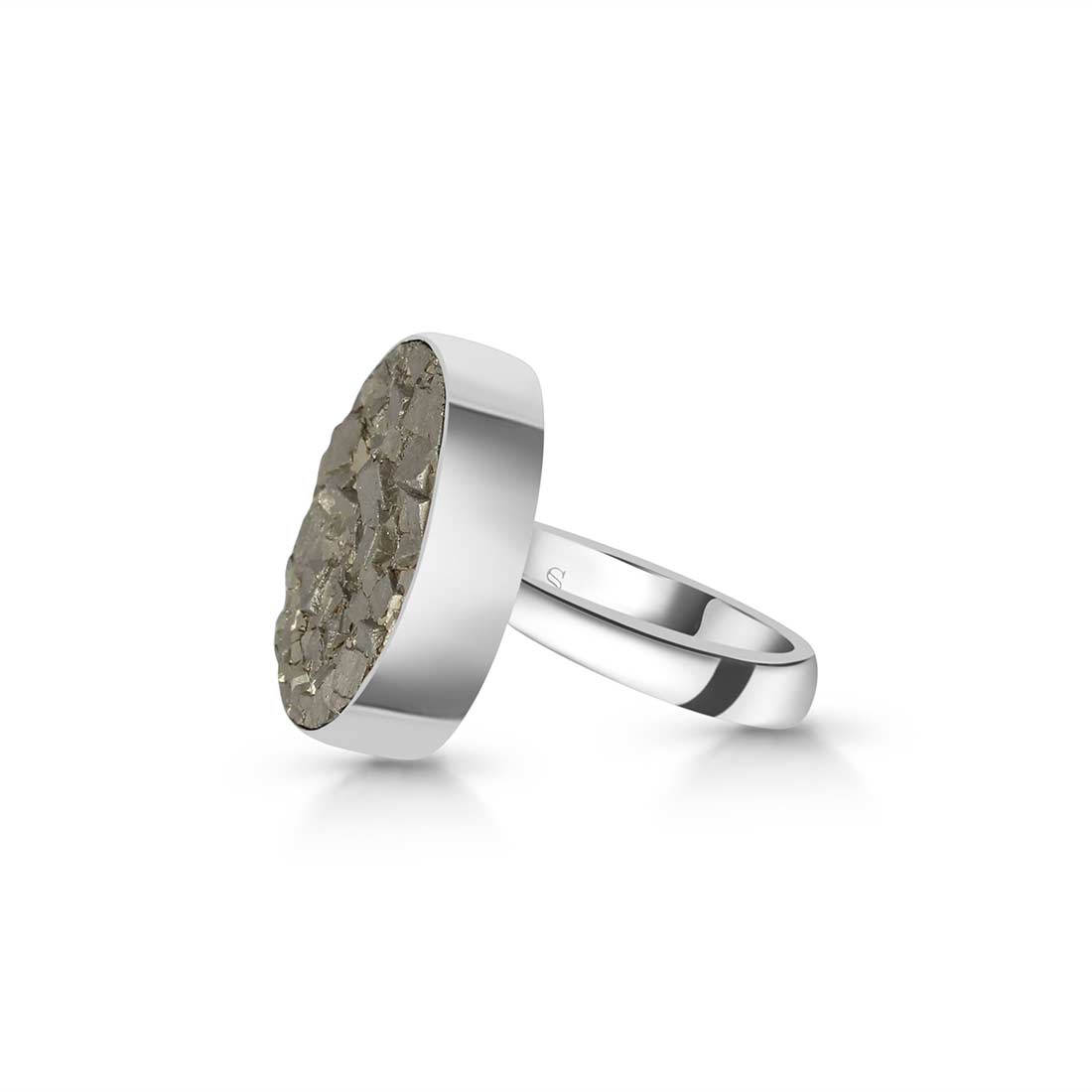 Pyrite Adjustable Ring-(PYR-R-28.)