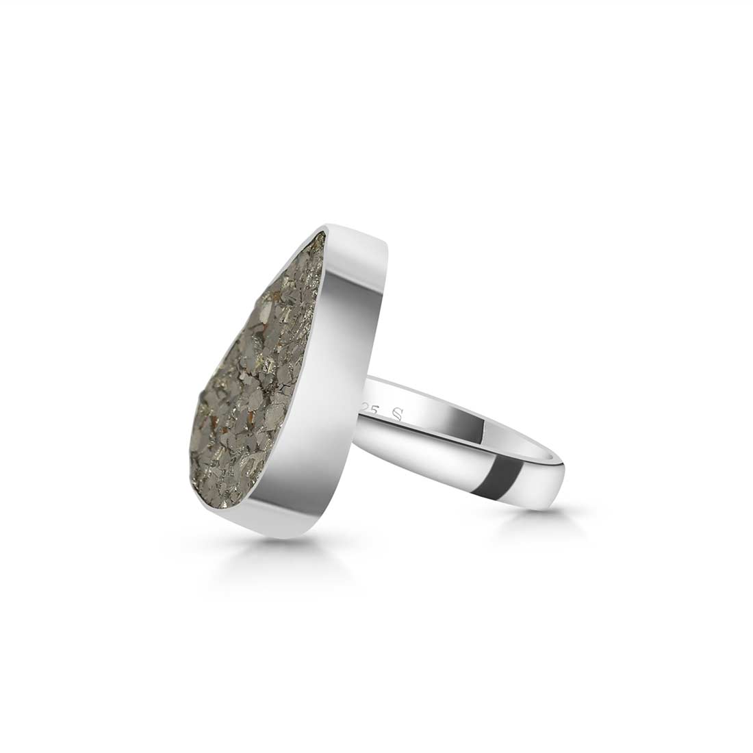 Pyrite Adjustable Ring-(PYR-R-29.)