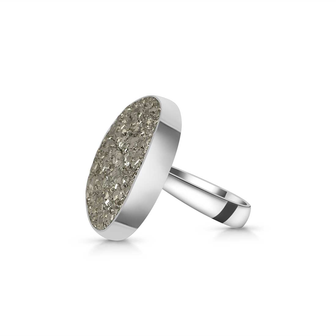 Pyrite Adjustable Ring-(PYR-R-30.)