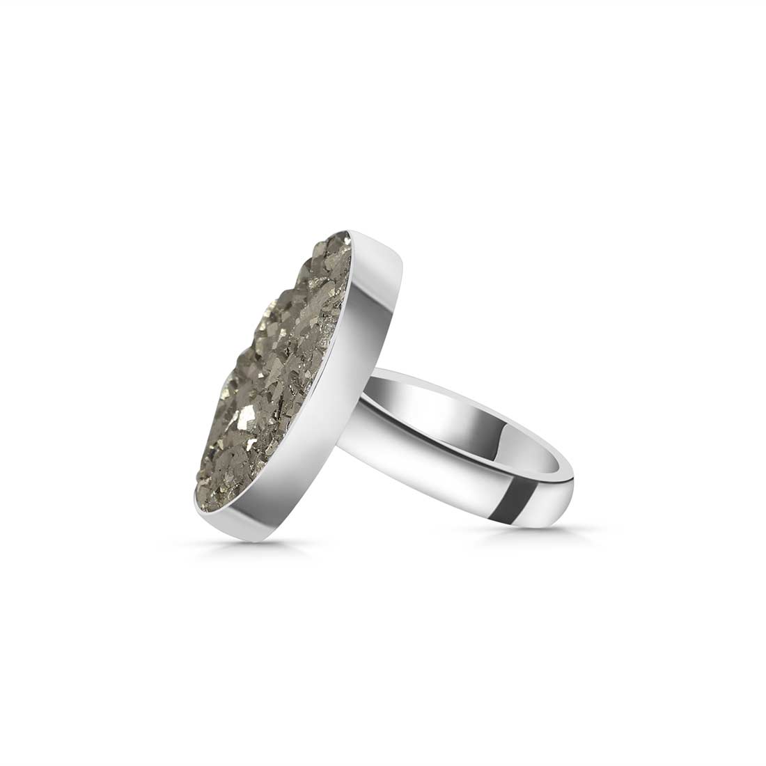 Pyrite Adjustable Ring-(PYR-R-31.)
