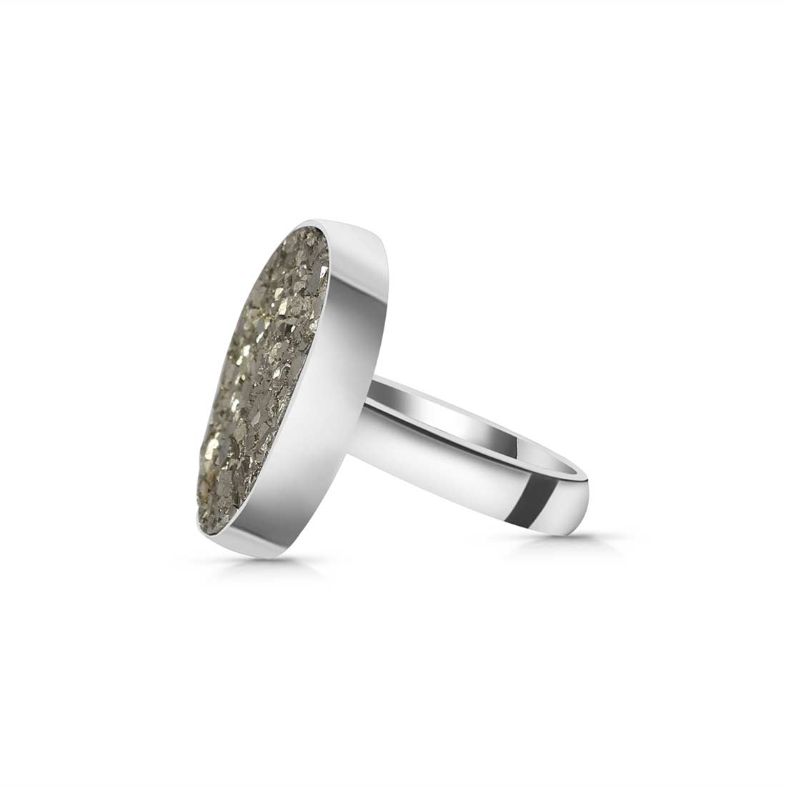 Pyrite Adjustable Ring-(PYR-R-32.)
