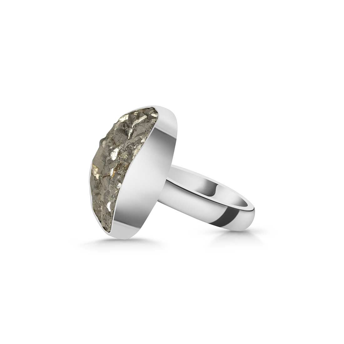 Pyrite Adjustable Ring-(PYR-R-34.)