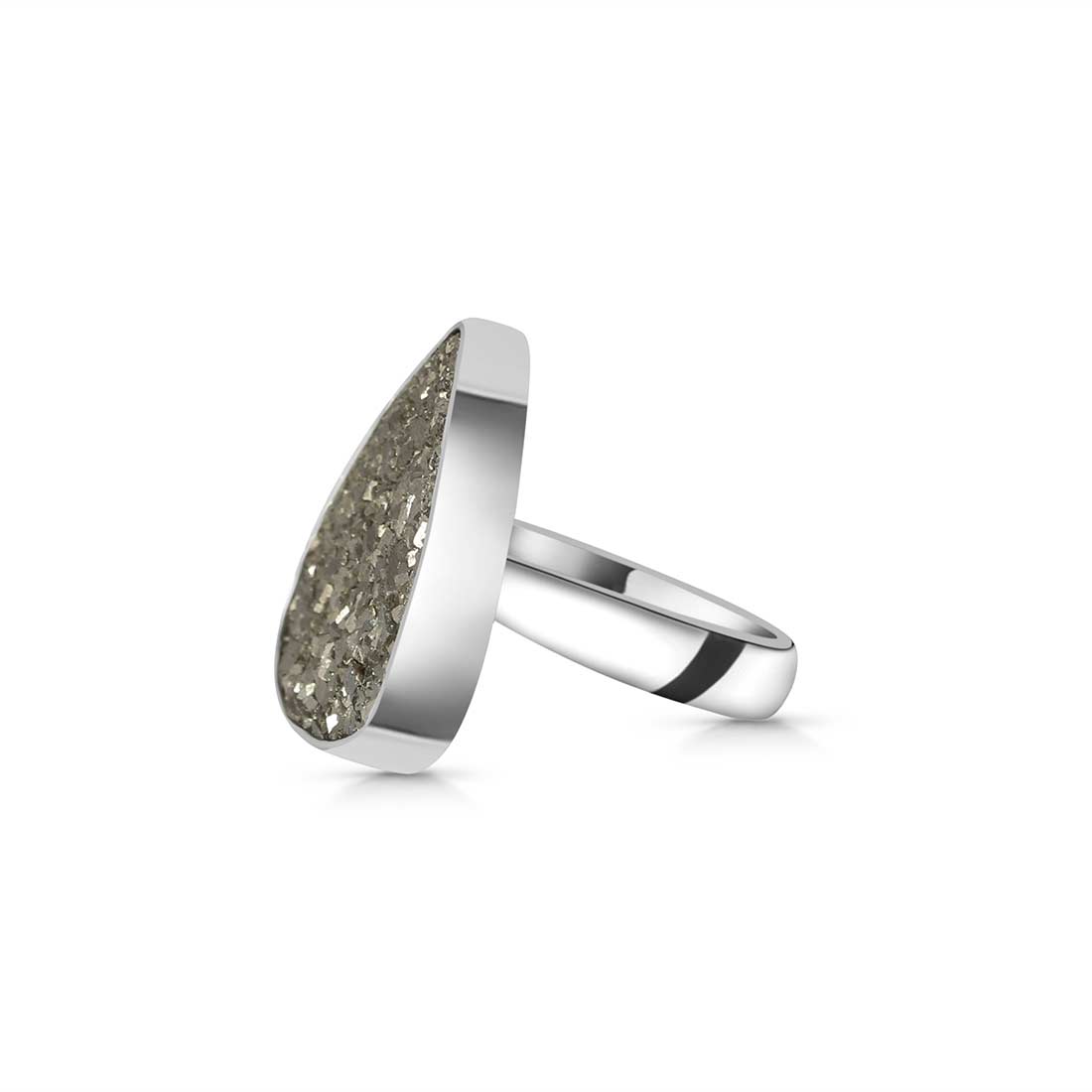 Pyrite Adjustable Ring-(PYR-R-35.)