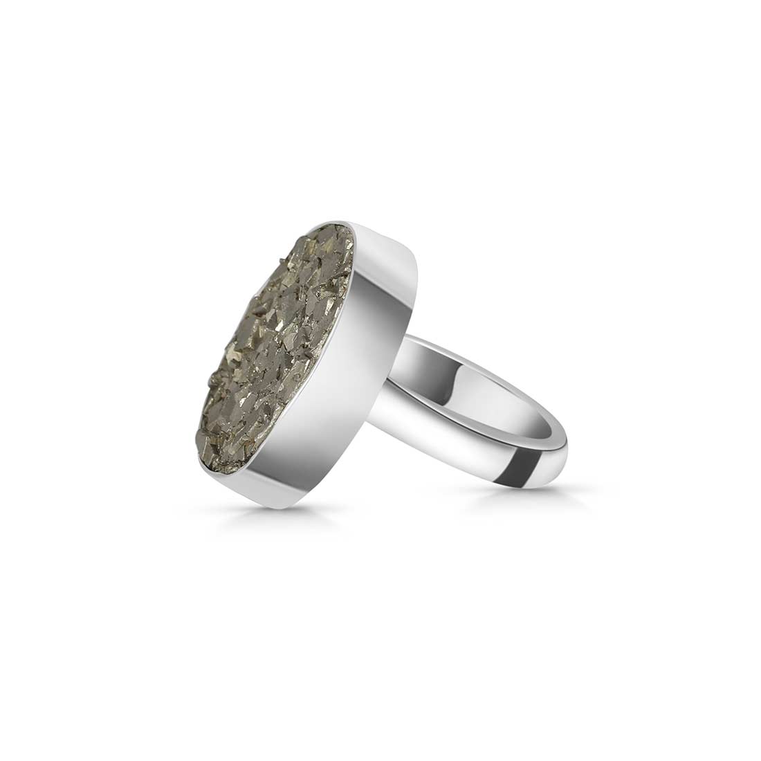 Pyrite Adjustable Ring-(PYR-R-36.)
