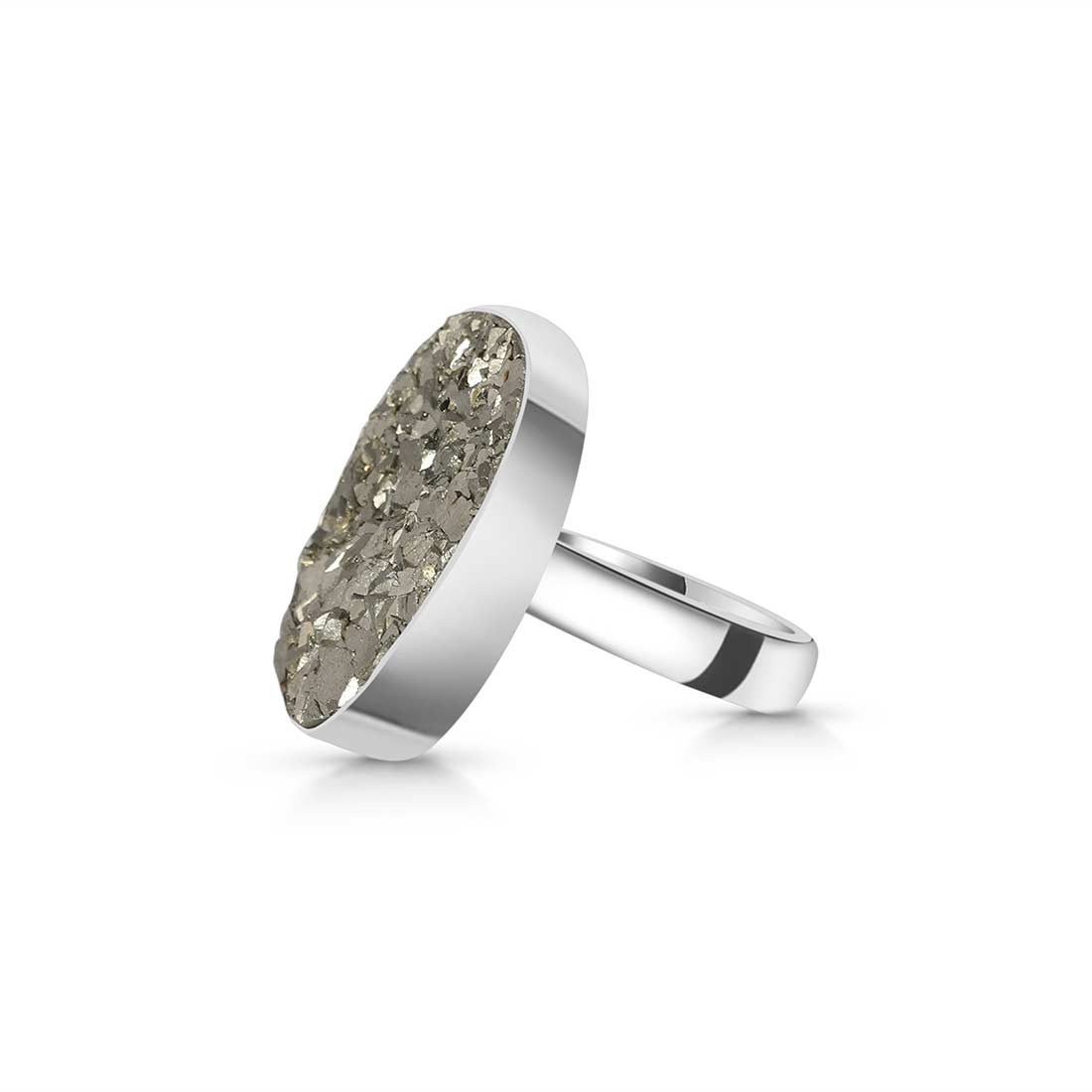 Pyrite Adjustable Ring-(PYR-R-5.)