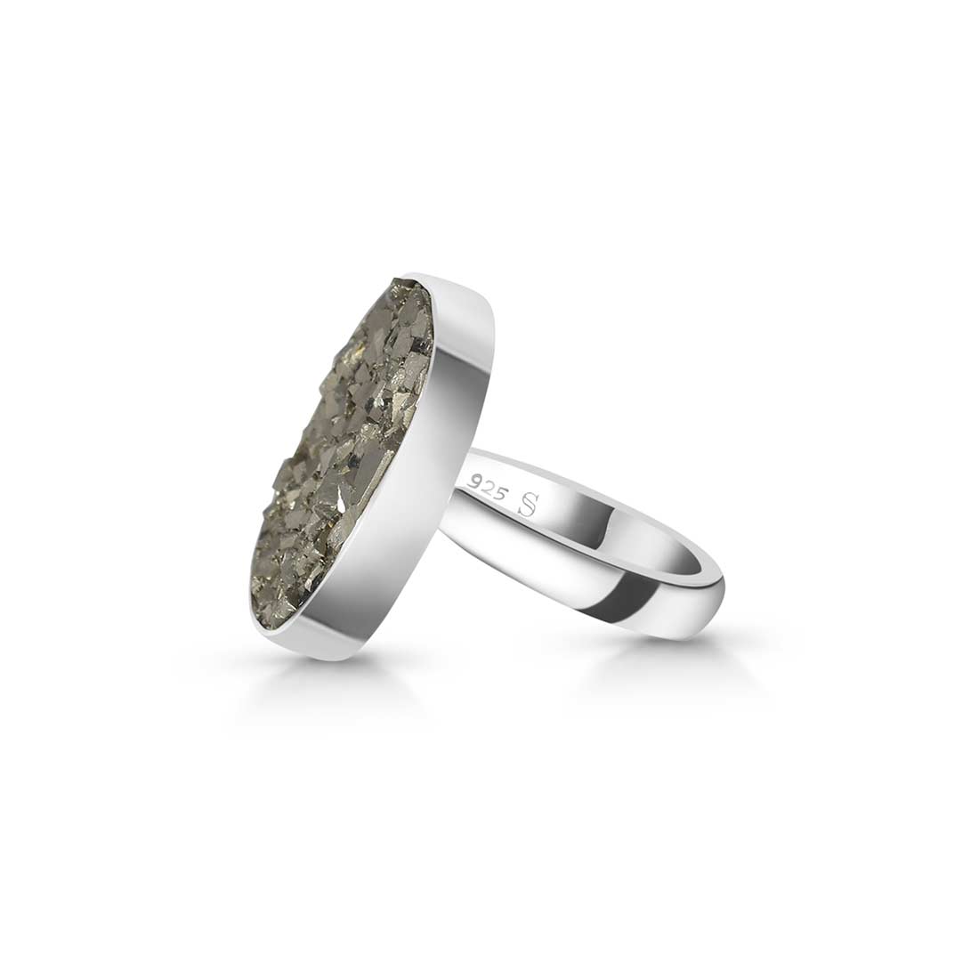 Pyrite Adjustable Ring-(PYR-R-6.)