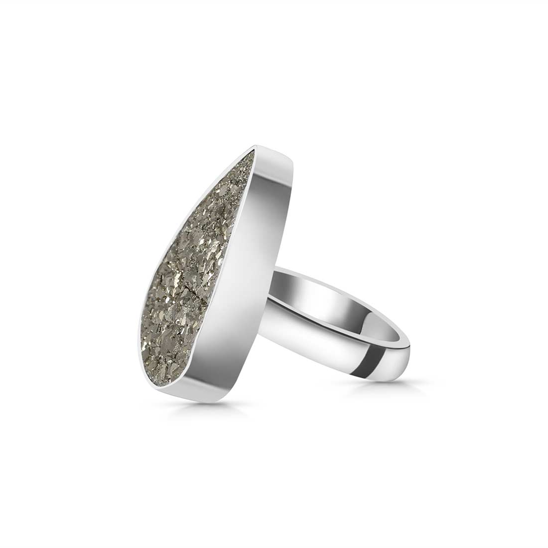 Pyrite Adjustable Ring-(PYR-R-7.)