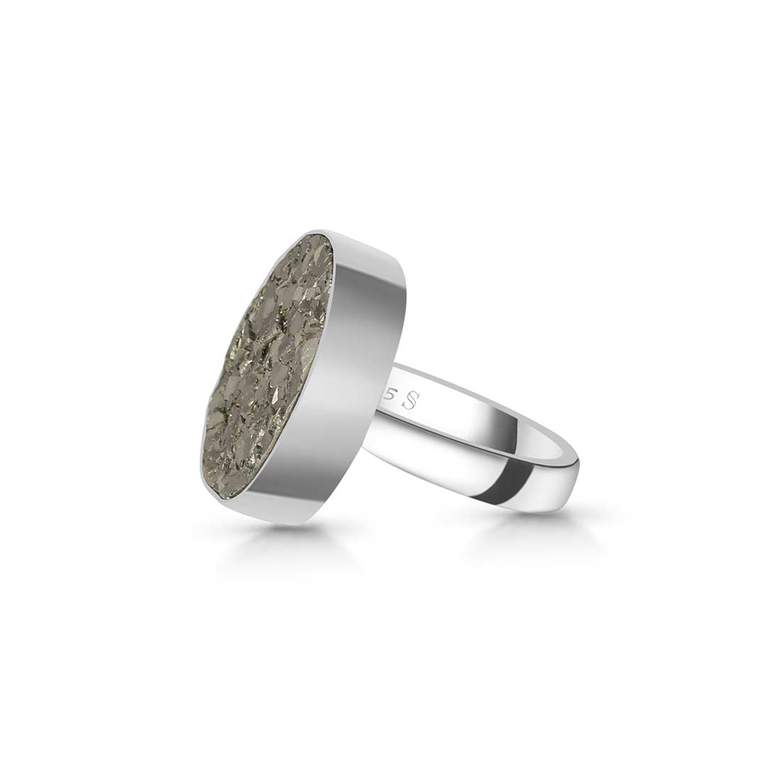Pyrite Adjustable Ring-(PYR-R-8.)