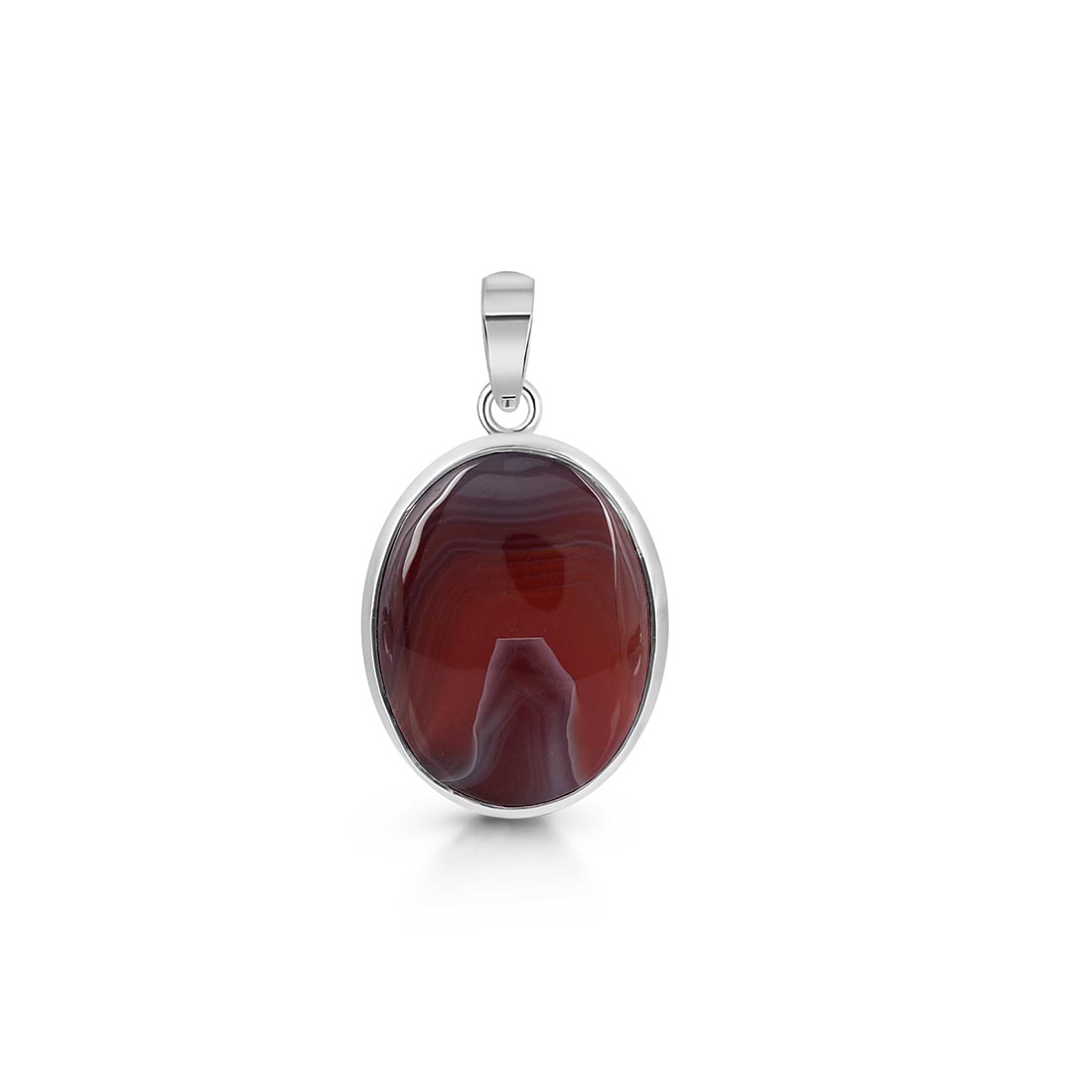 Botswana Agate Pendant-(RBA-P-13.)