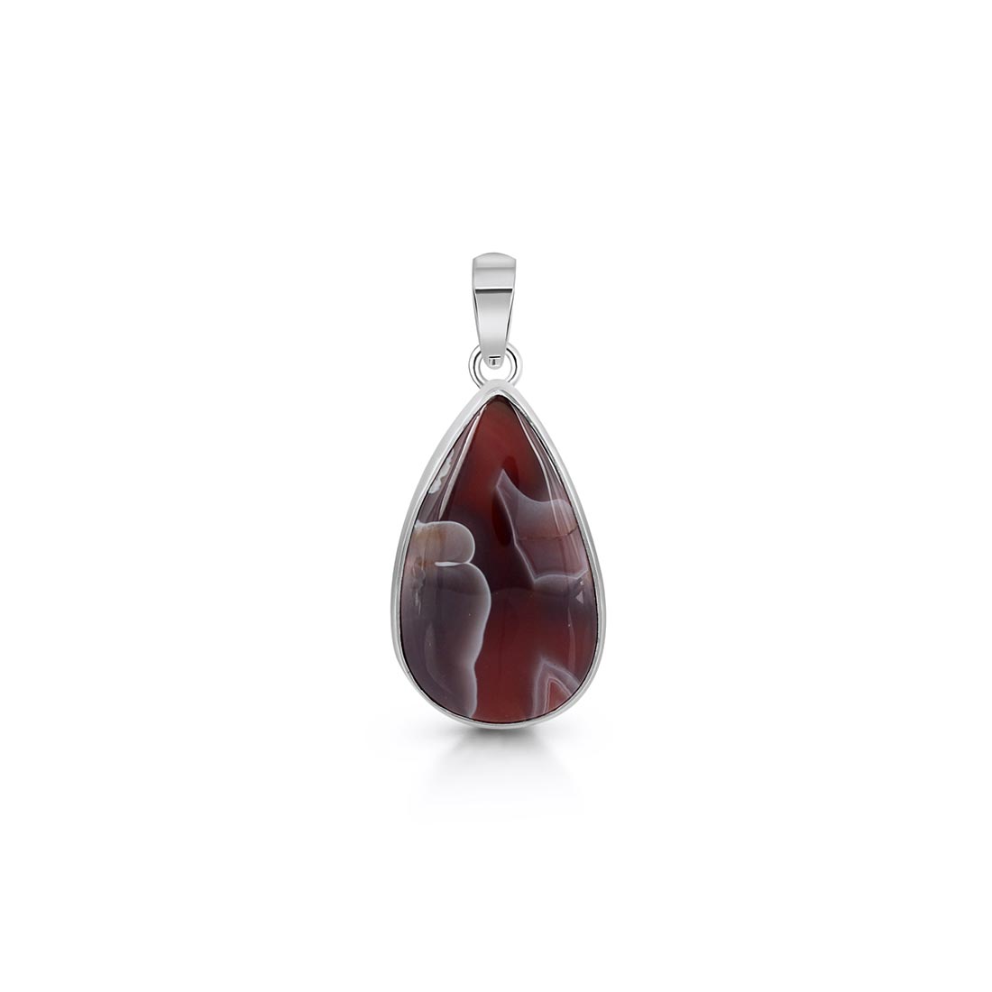 Botswana Agate Pendant-(RBA-P-3.)