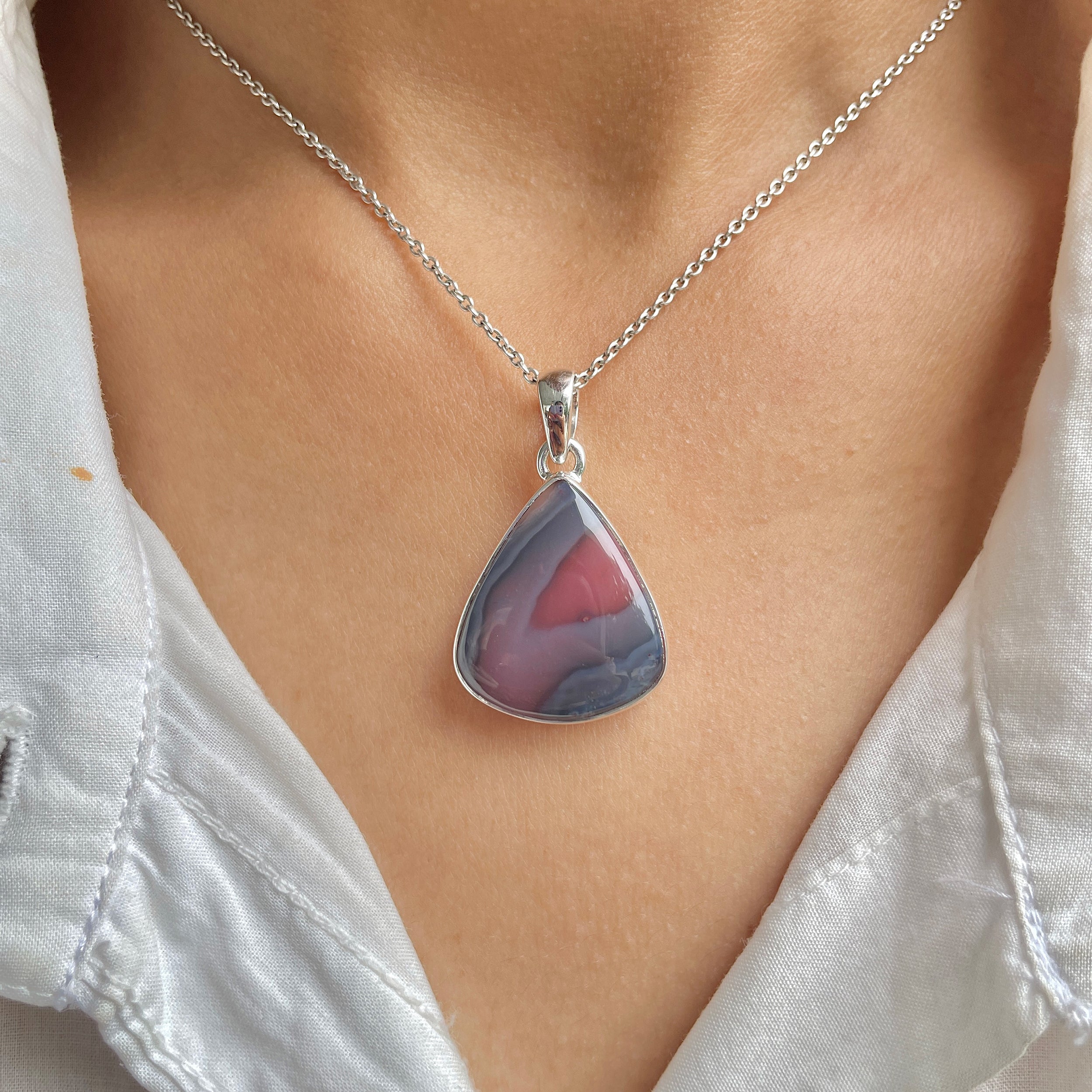 Botswana Agate Pendant-(RBA-P-62.)