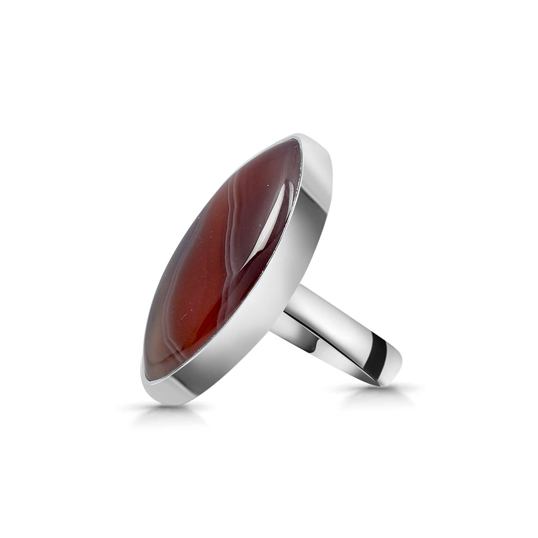 Botswana Agate Adjustable Ring-(RBA-R-33.)