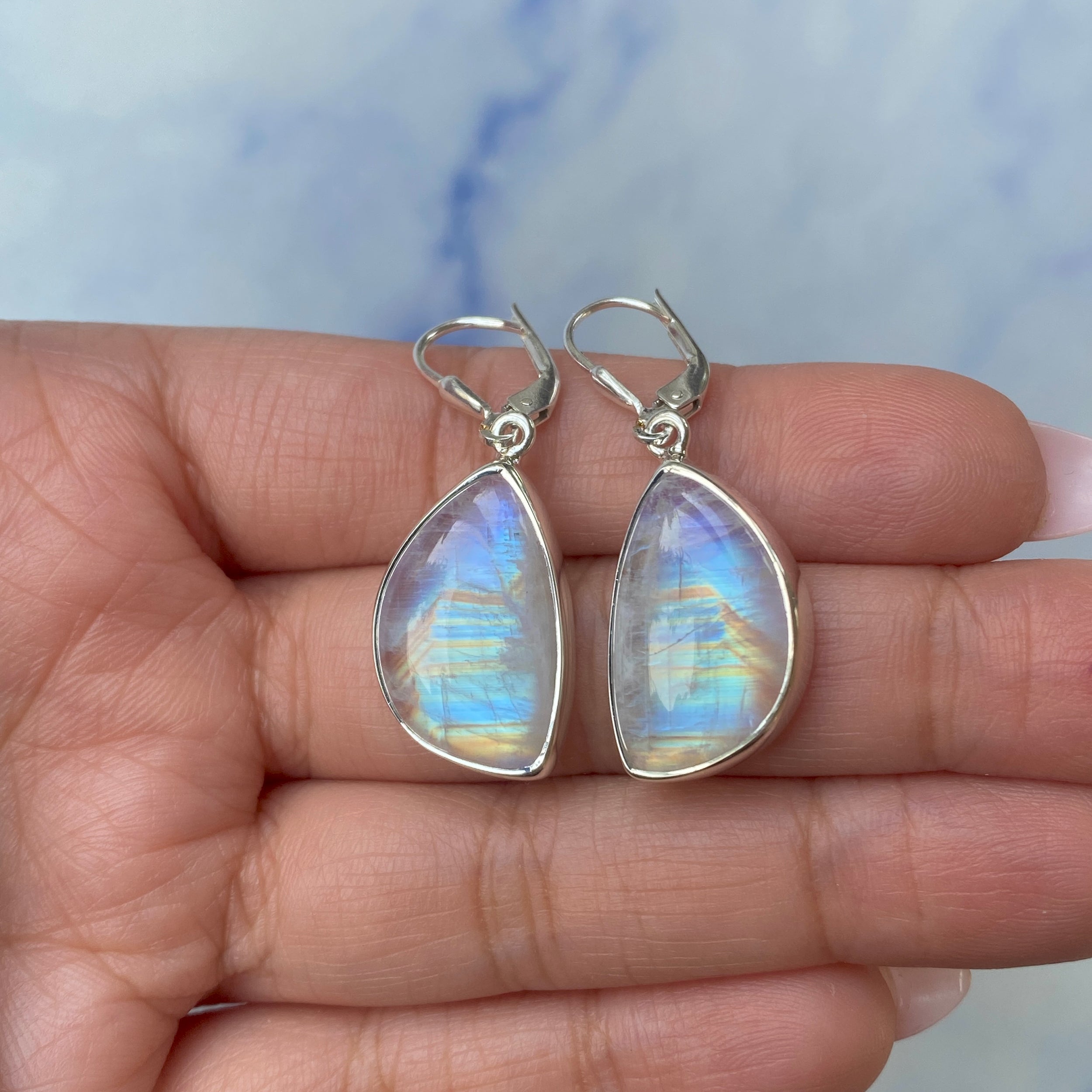 Moonstone Earring-(RBM-E-1.)