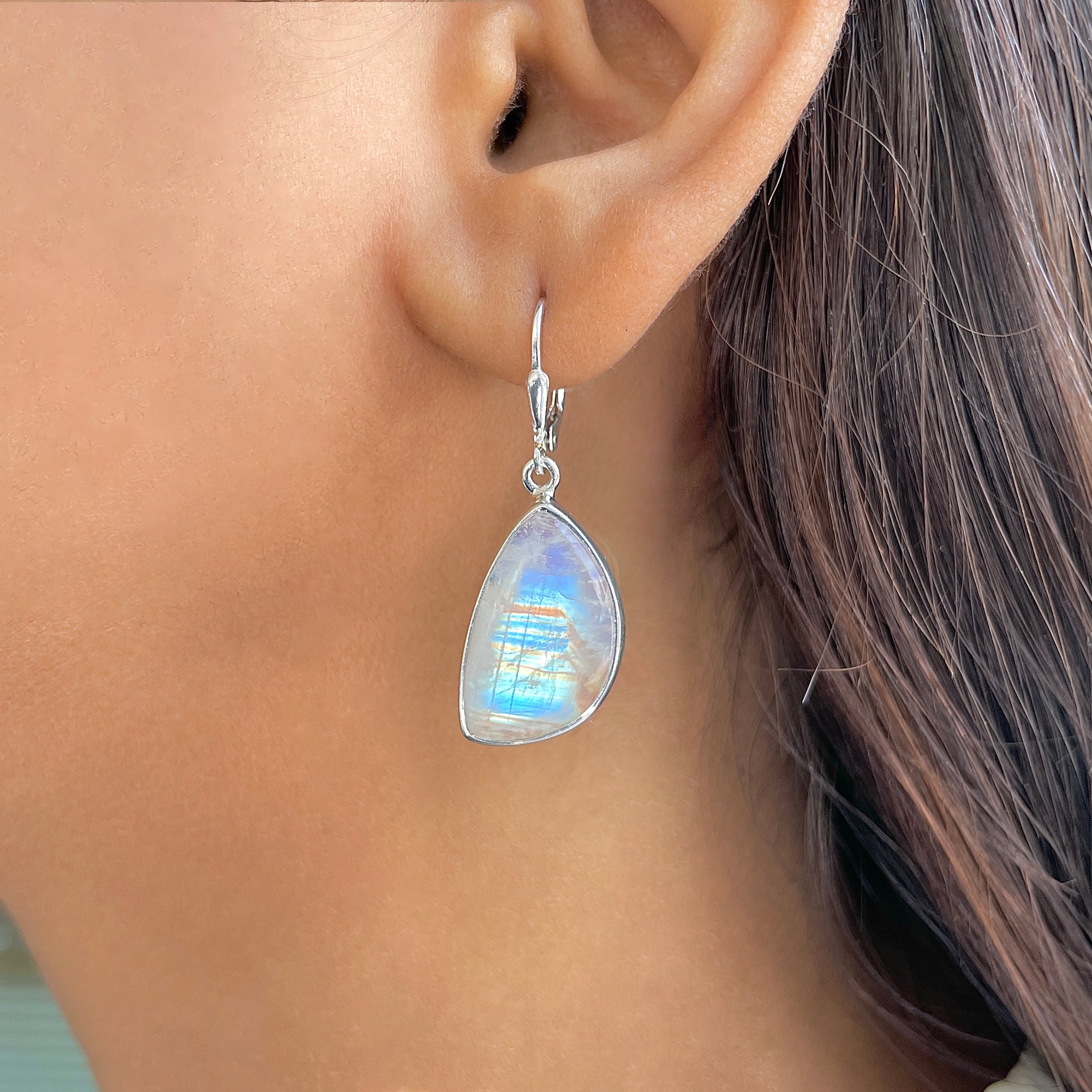Moonstone Earring-(RBM-E-1.)