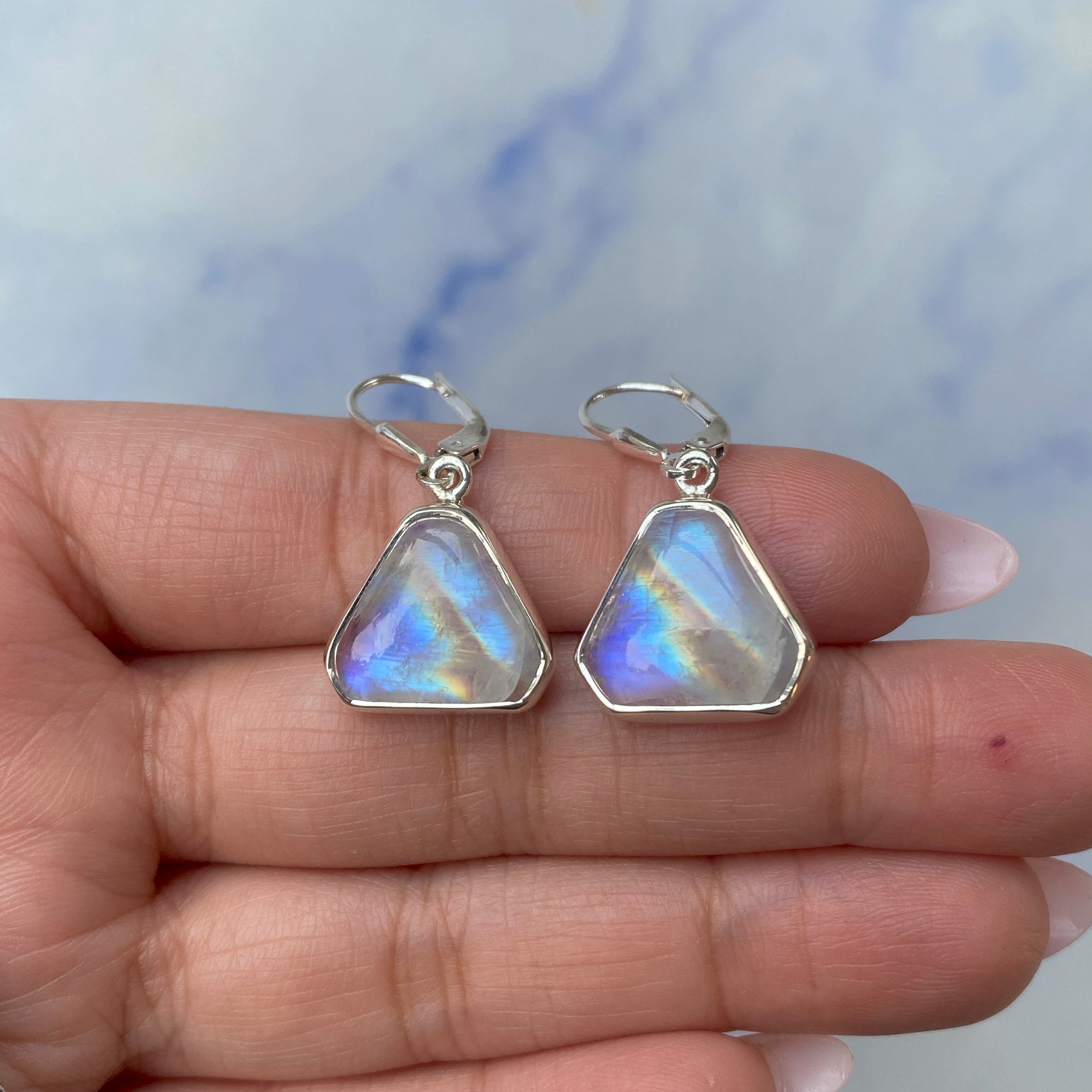 Moonstone Earring-(RBM-E-10.)