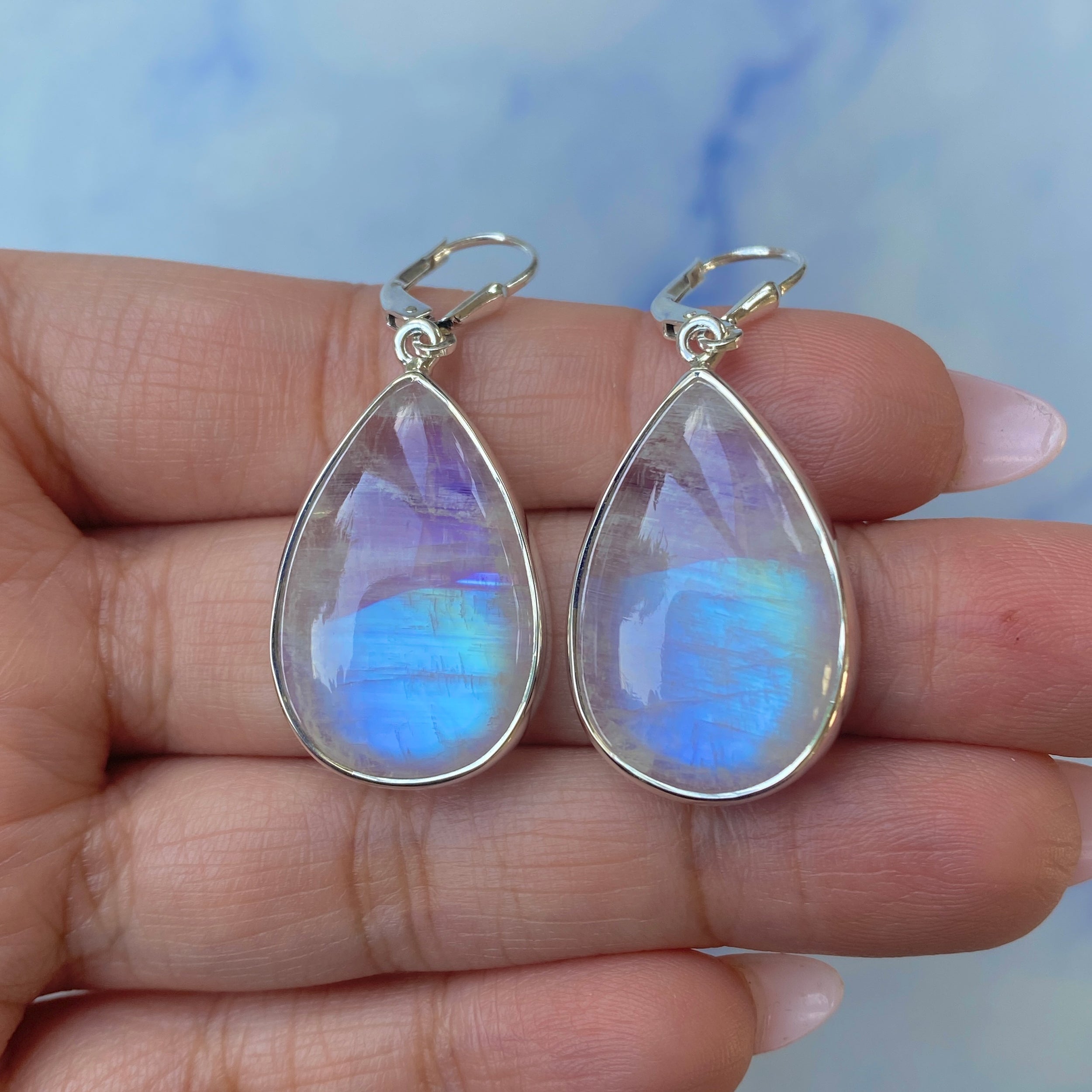 Moonstone Earring-(RBM-E-15.)