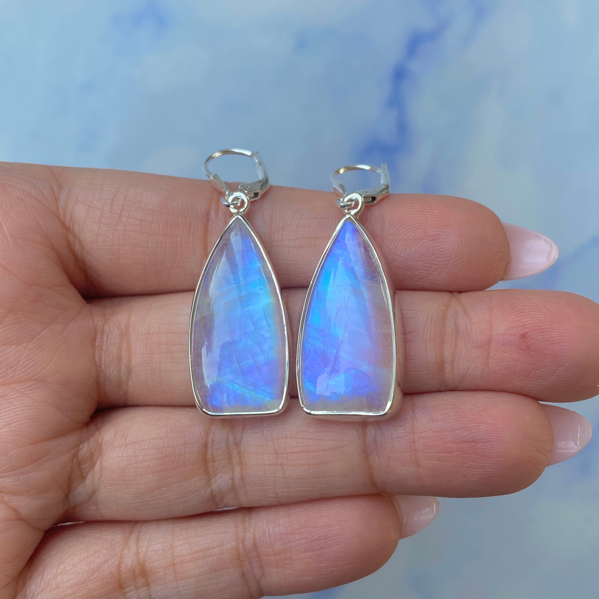 Moonstone Earring-(RBM-E-16.)