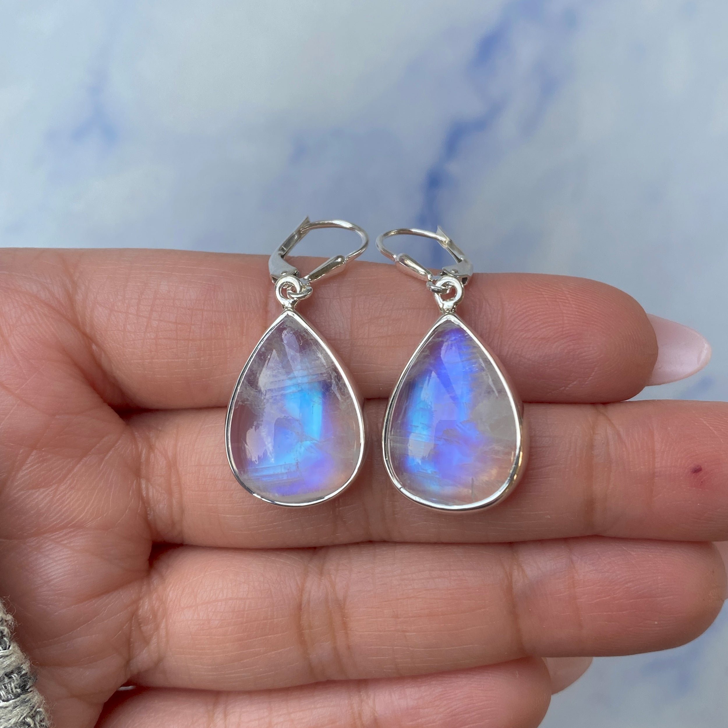 Moonstone Earring-(RBM-E-2.)