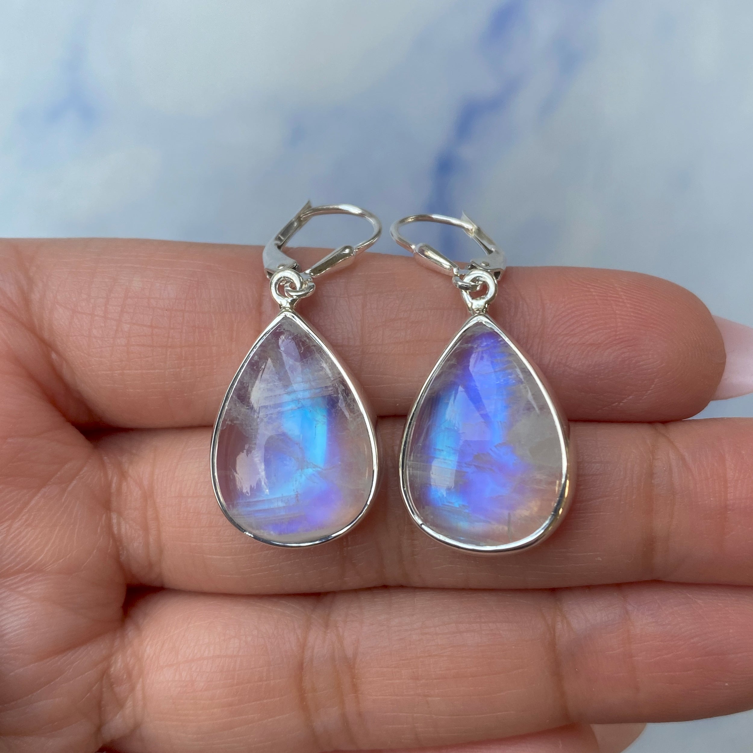 Moonstone Earring-(RBM-E-2.)