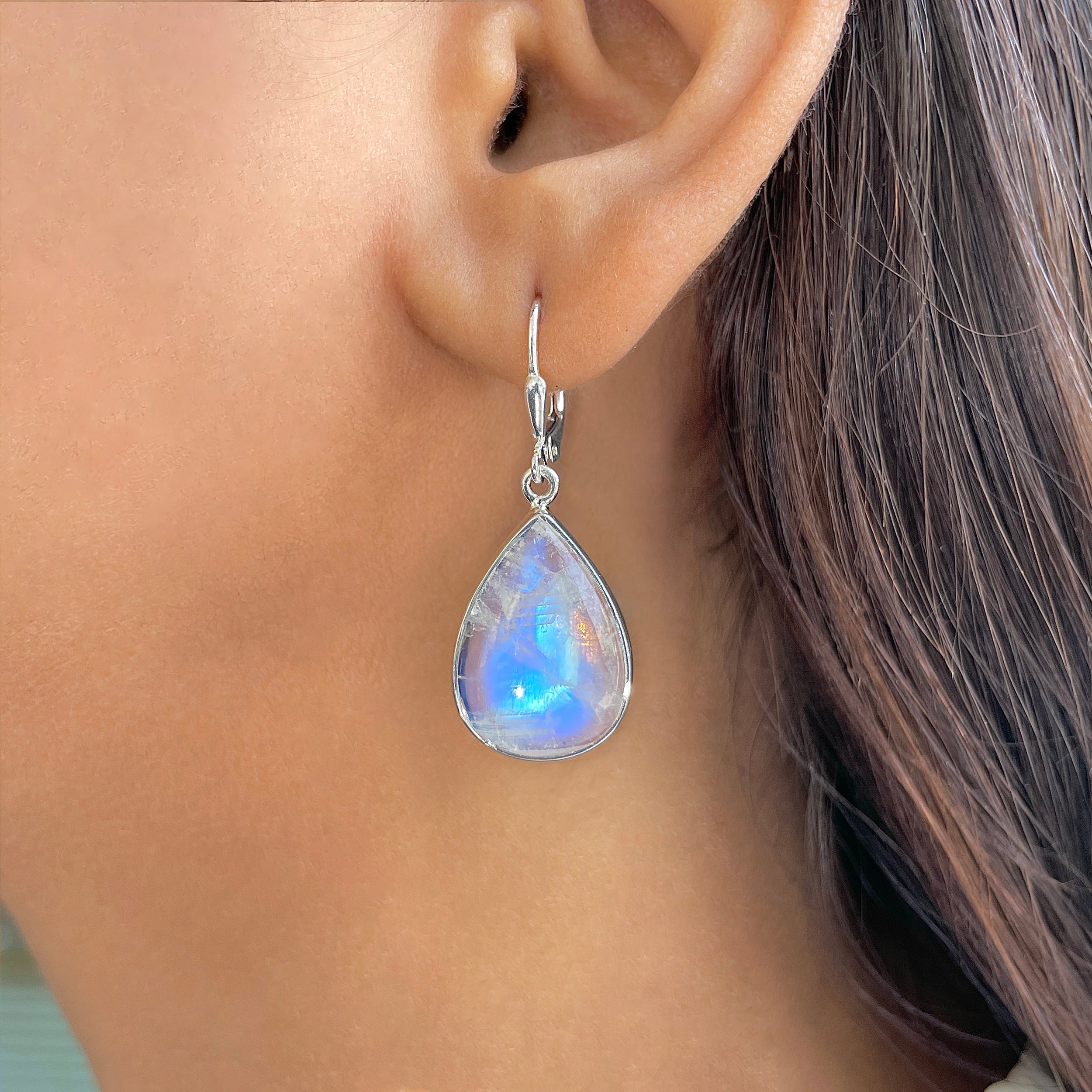 Moonstone Earring-(RBM-E-2.)