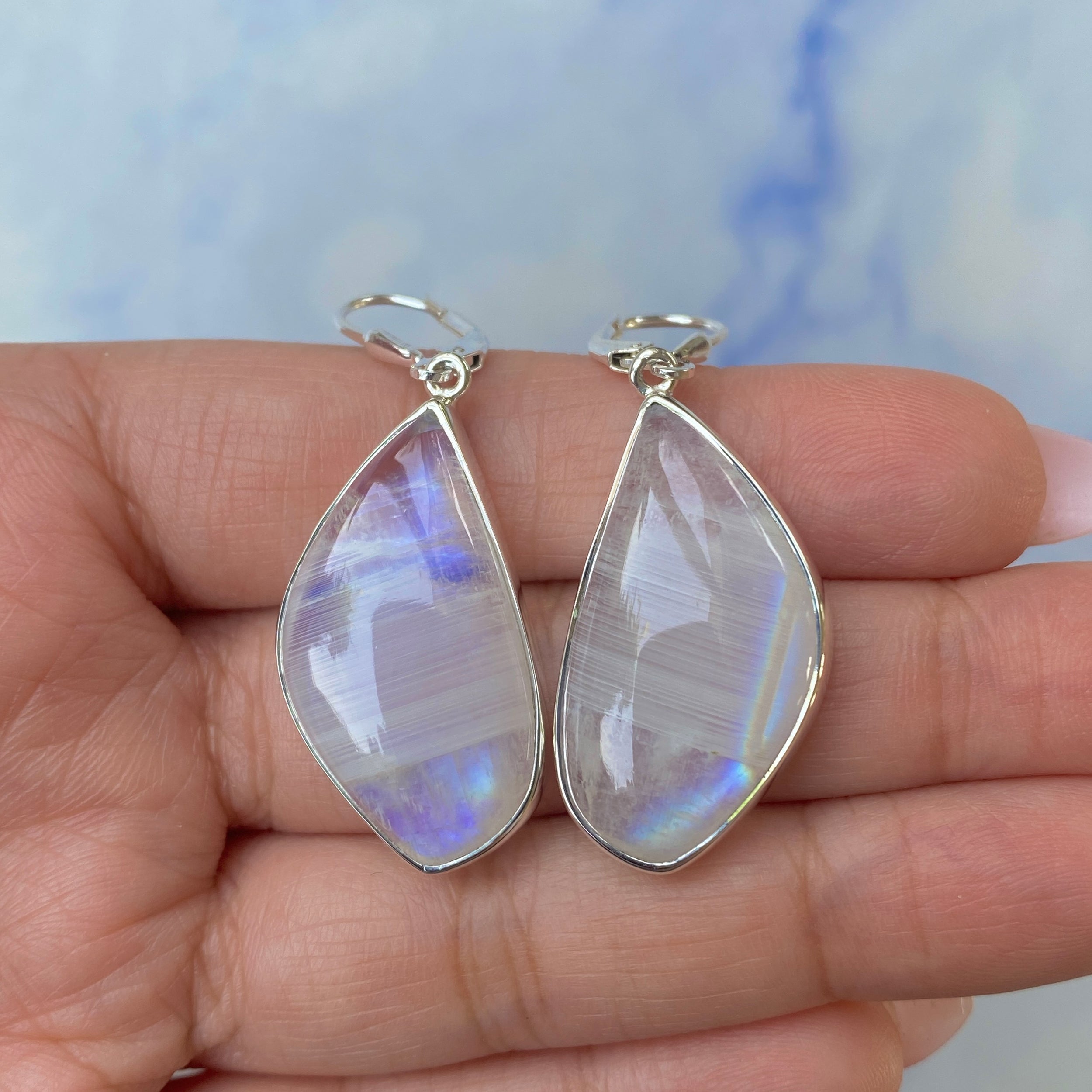 Moonstone Earring-(RBM-E-20.)