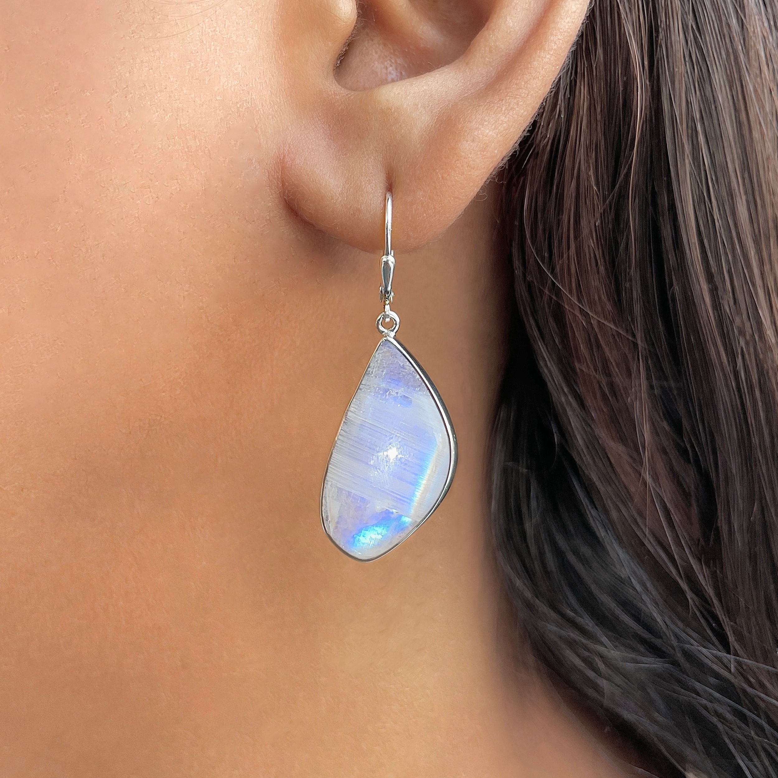 Moonstone Earring-(RBM-E-20.)