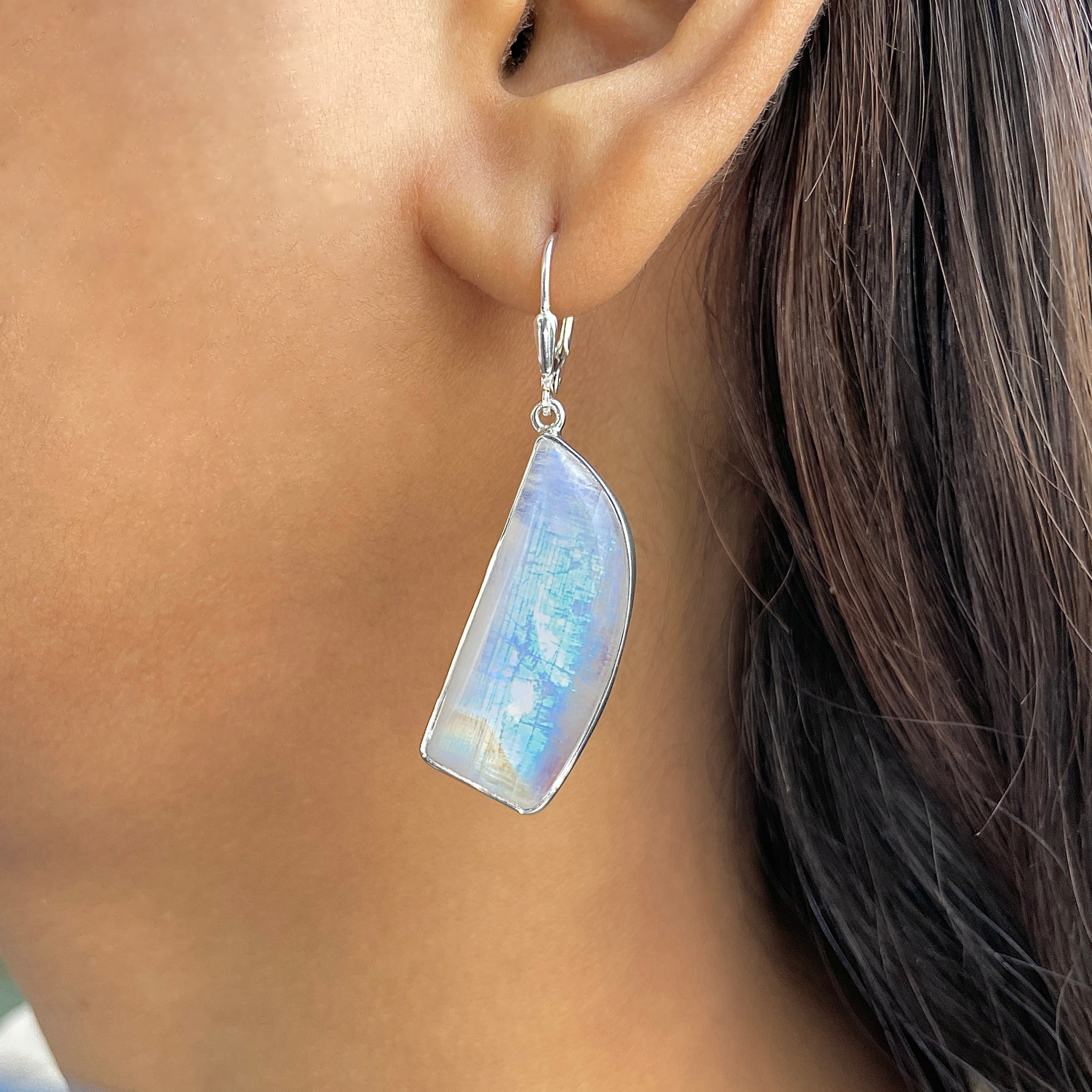 Moonstone Earring-(RBM-E-22.)