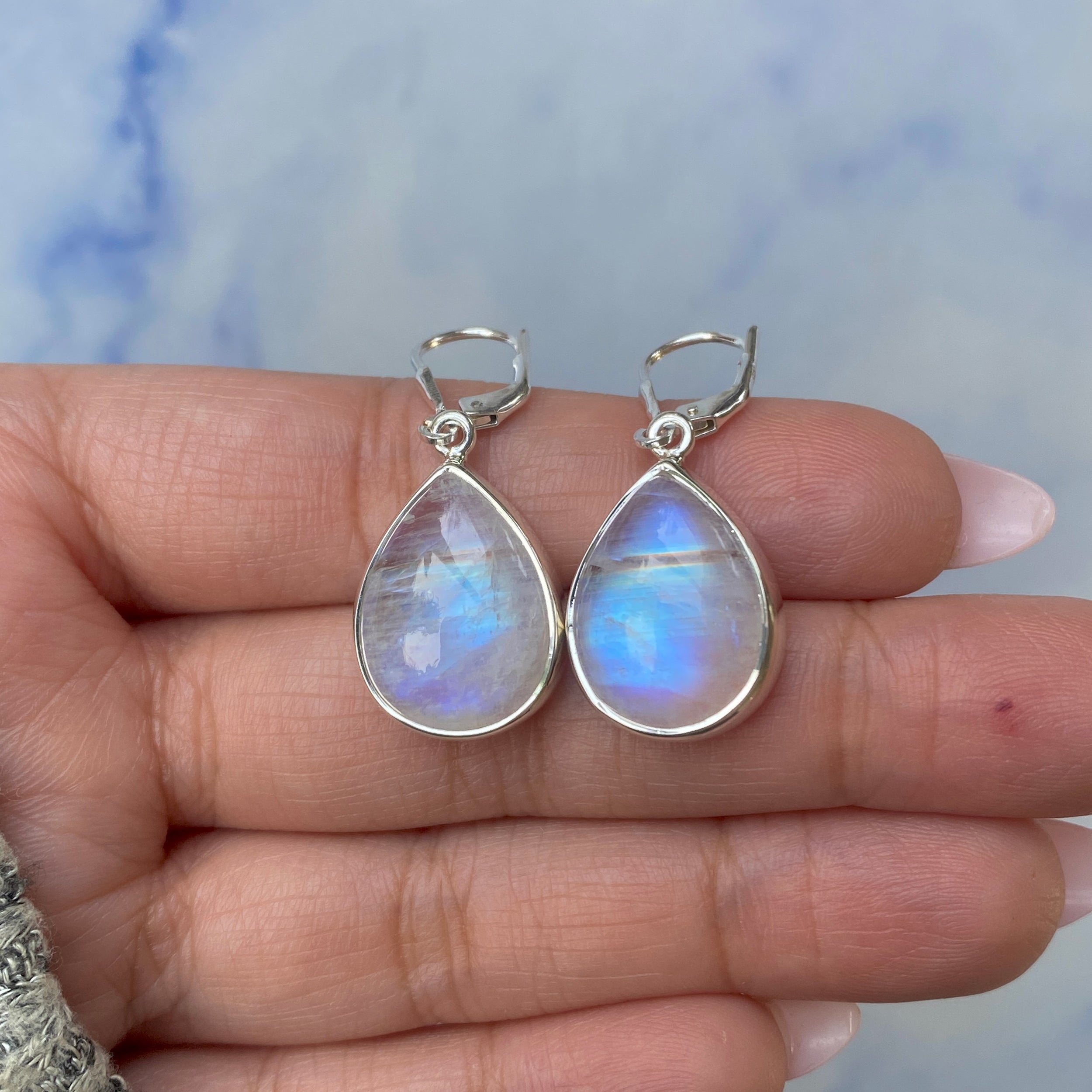 Moonstone Earring-(RBM-E-3.)