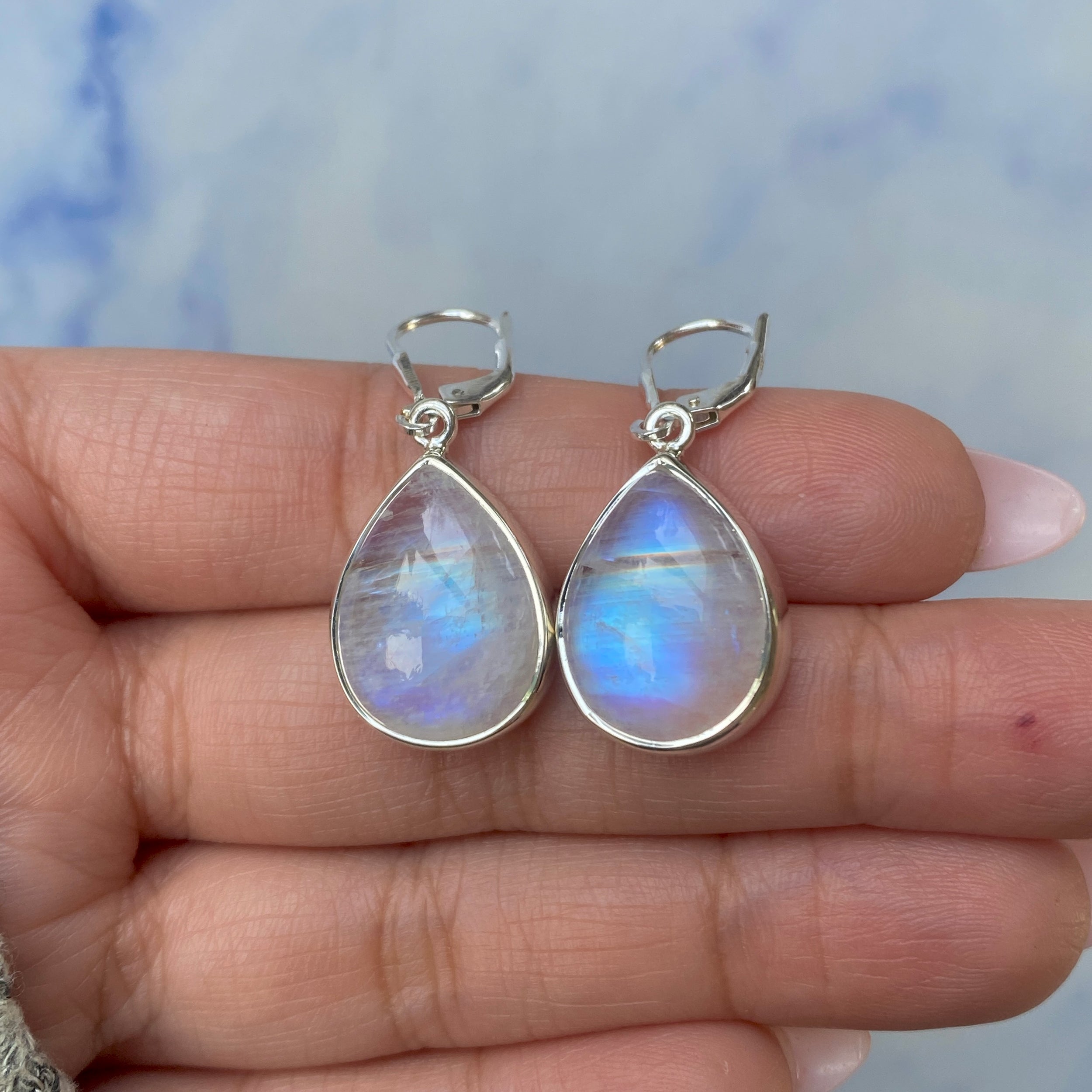 Moonstone Earring-(RBM-E-3.)