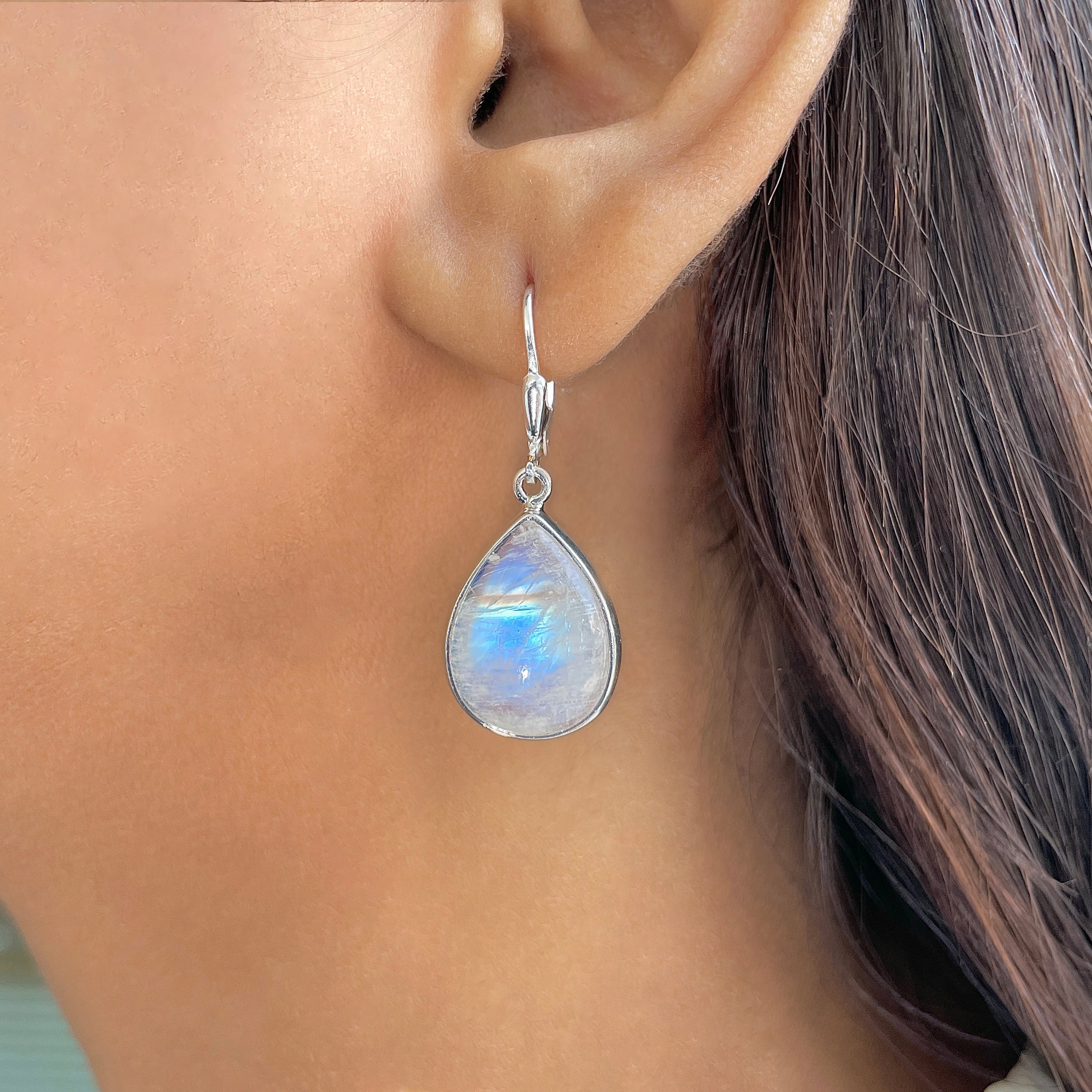 Moonstone Earring-(RBM-E-3.)
