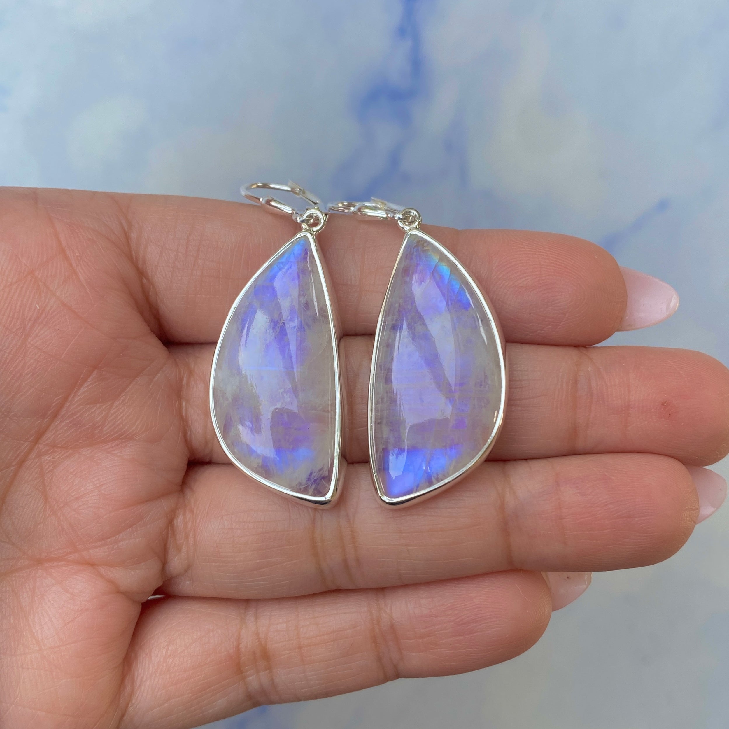 Moonstone Earring-(RBM-E-31.)