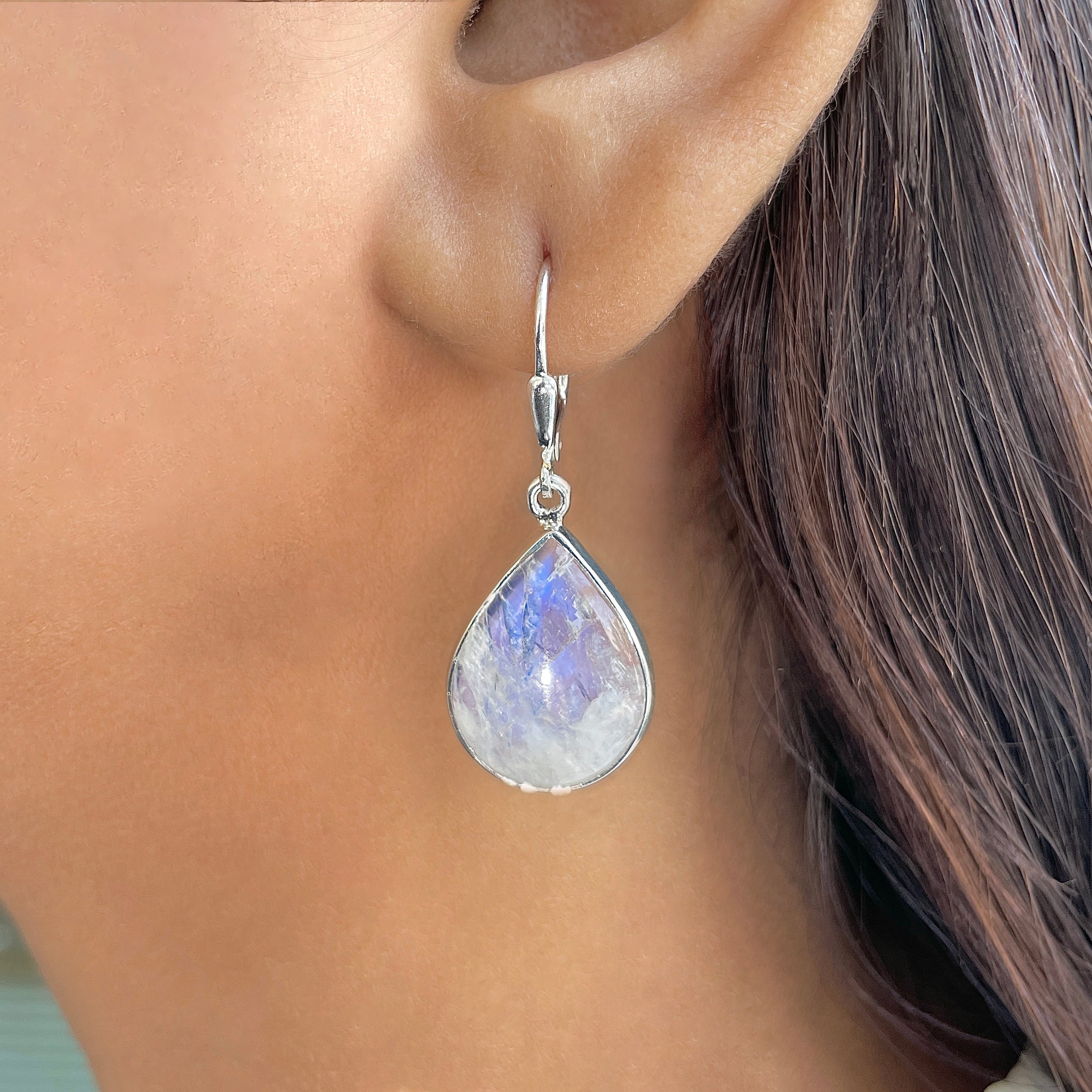 Moonstone Earring-(RBM-E-4.)
